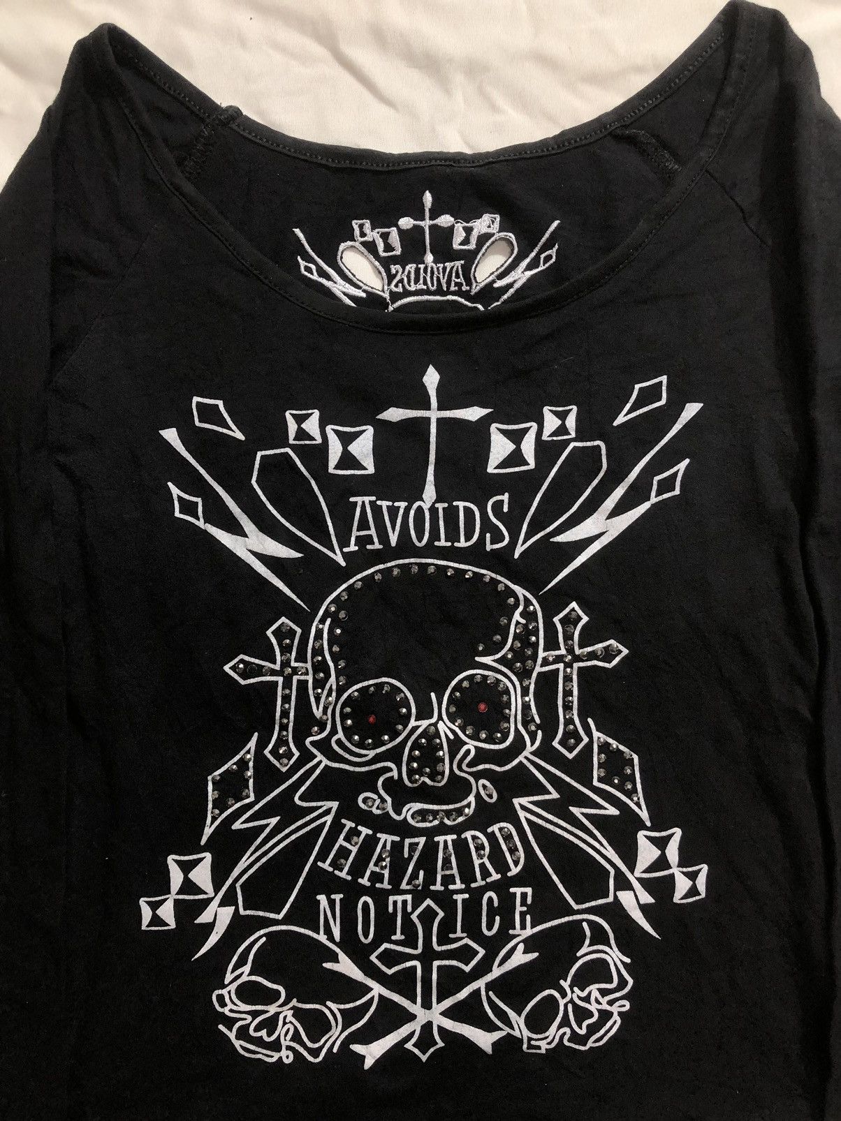 Hysteric Glamour Japan Dark Skull Avoids Hazard Notice Rock Punk Style Size US S / EU 44-46 / 1 - 5 Thumbnail