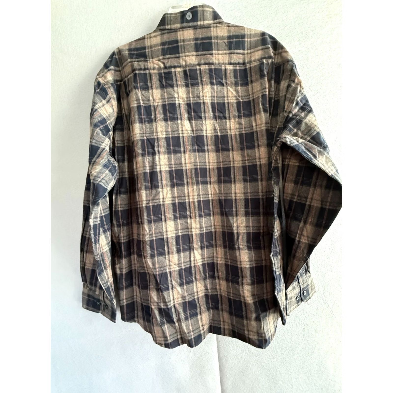 Dockers Dockers Premium Shirt Mens XL Plaid Long Sleeve Button Down Cotton Casual Shirt Size US XL / EU 56 / 4 - 7 Thumbnail