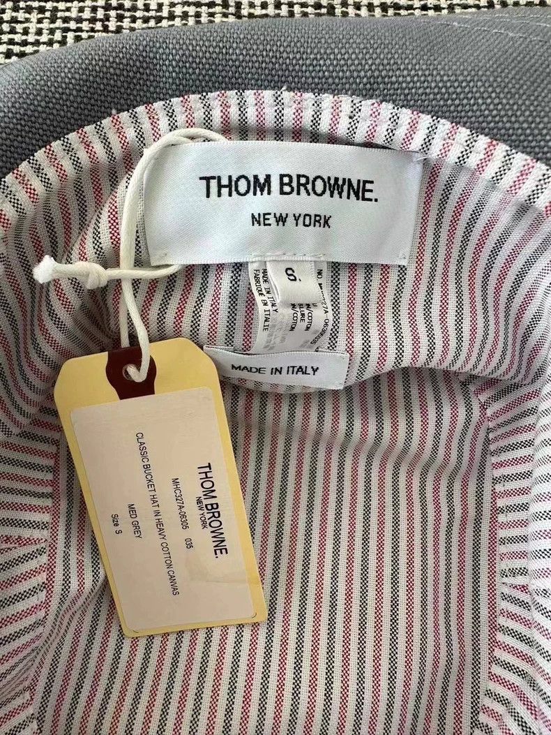 Thom Browne Thom Browne Classic grey fisherman's cap Size ONE SIZE - 6 Thumbnail