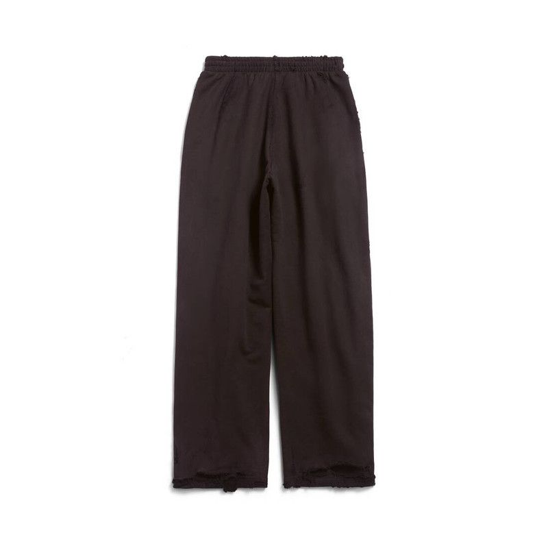 Balenciaga o1w1db10126 Baggy Sweatpants & Joggers in Black Size US 28 / EU 44 - 2 Thumbnail