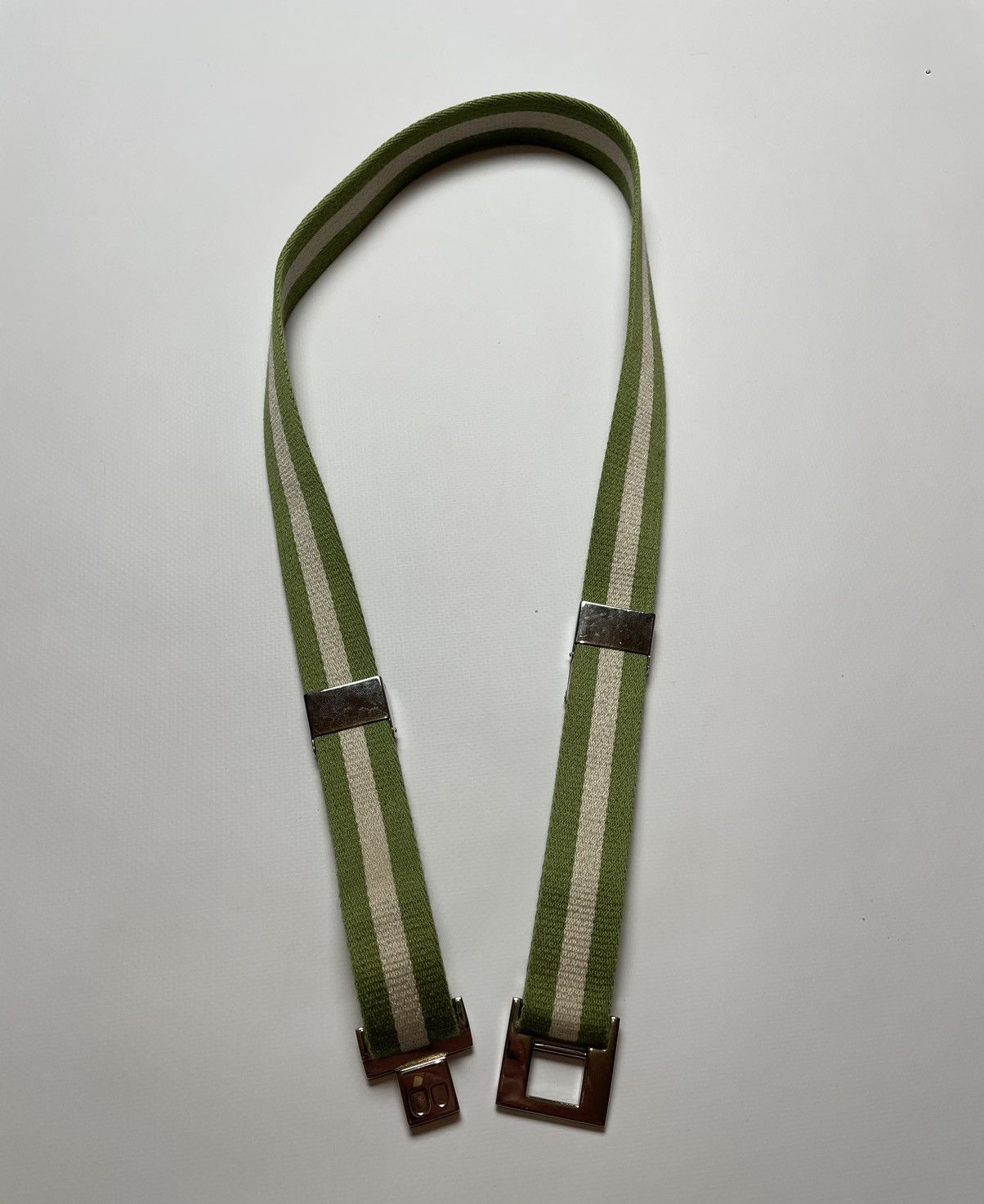Bally Bally Green and White Belt Size ONE SIZE - 5 Thumbnail