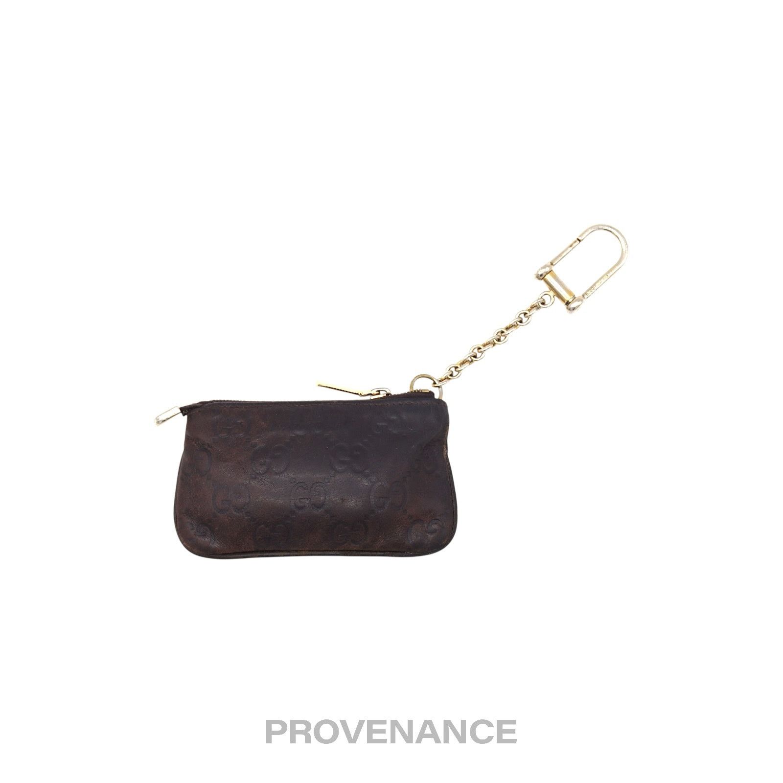 Gucci 🔴 Gucci Key Pouch Cles - Chocolate Guccissima Leather Size ONE SIZE - 2 Thumbnail
