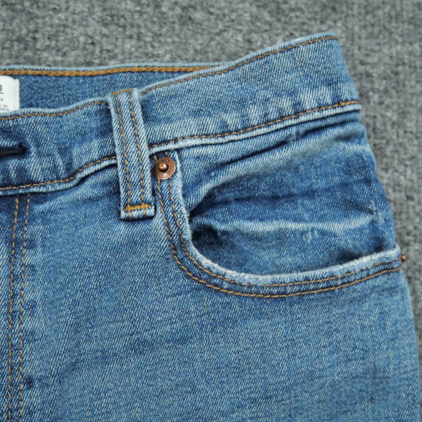 Abercrombie & Fitch Abercrombie & Fitch Jeans Womens 28 Skinny High Rise Distressed Denim Pants Size 28" / US 6 / IT 42 - 7 Thumbnail