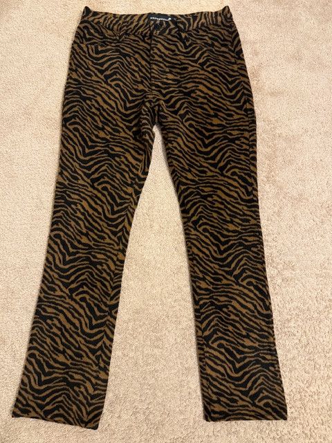 Noon Goons Noon Goons tiger print straight fit pants Size US 32 / EU 48 - 1 Thumbnail