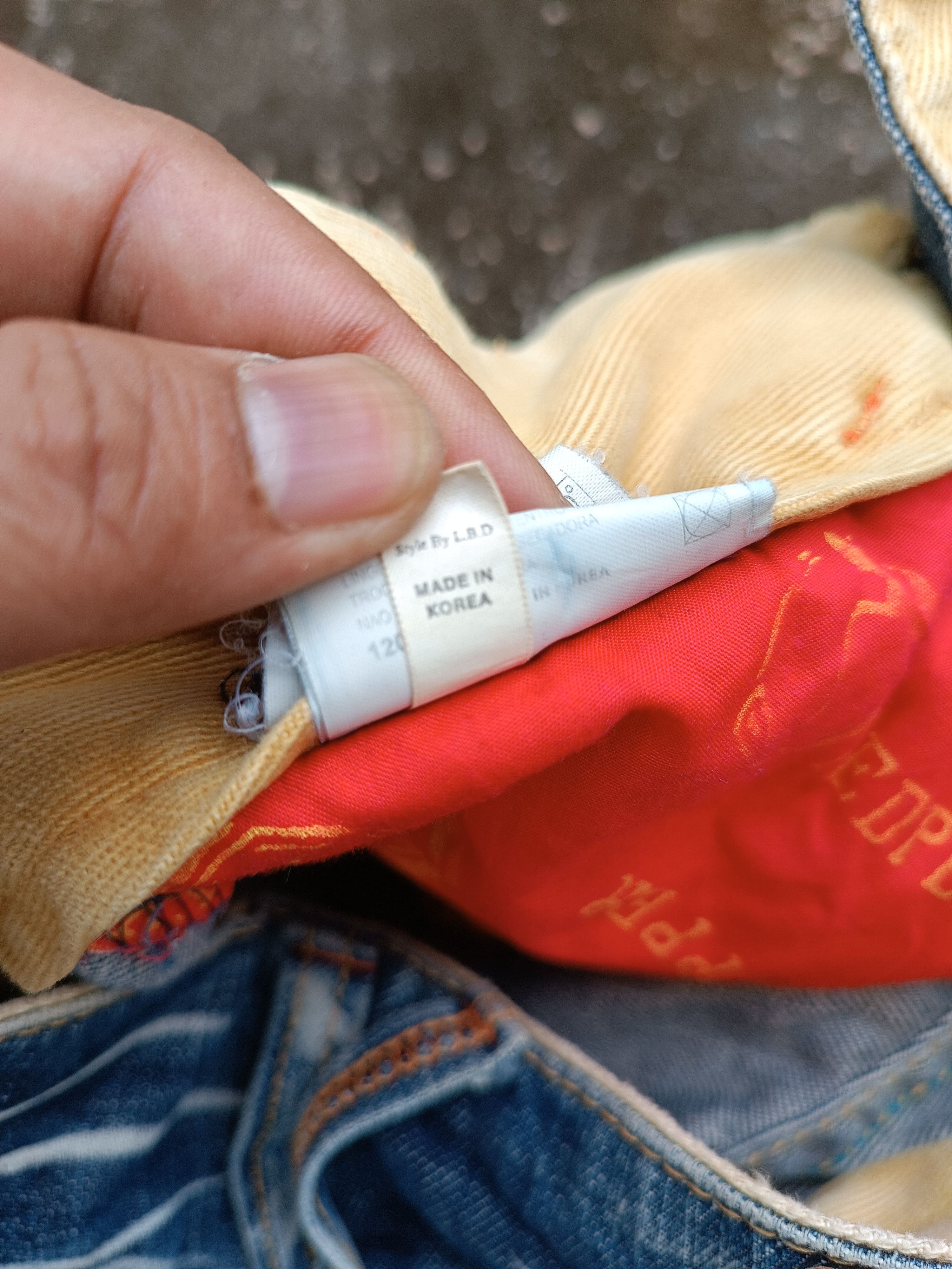 If Six Was Nine × Japanese Brand × Le Grande Bleu (L.G.B.) RedPepper RedLabel Flare Distressed Whiskers Faded DenimE243 Size US 26 / EU 42 - 15 Thumbnail