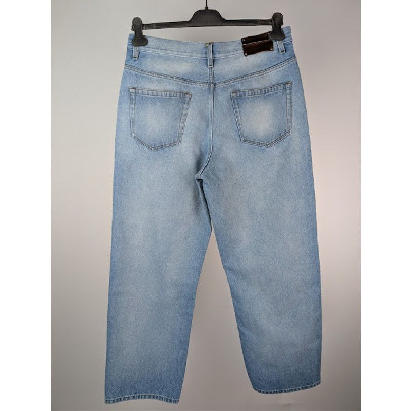 Dries Van Noten o1rshd1 Bershka Baggy Fit Denim Pants in Mid Blue Size US 34 / EU 50 - 12 Thumbnail