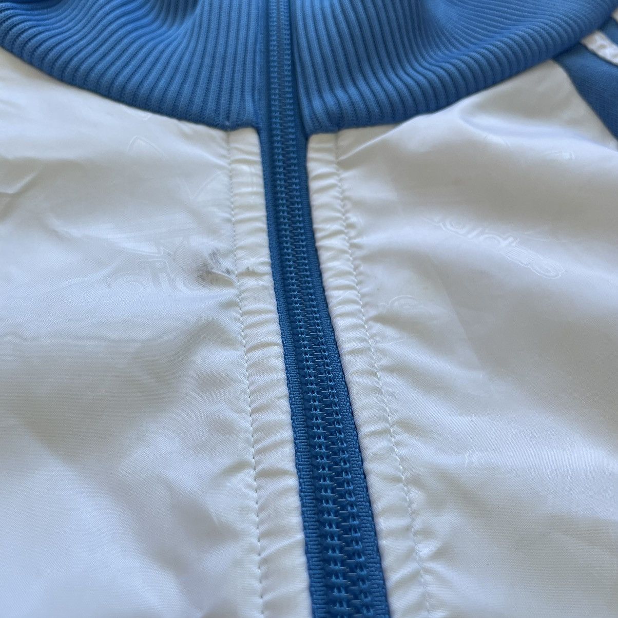 Adidas × Vintage 00s Adidas Track Jacket baby blue bomber sweatshirt allcourt Size US M / EU 48-50 / 2 - 8 Thumbnail