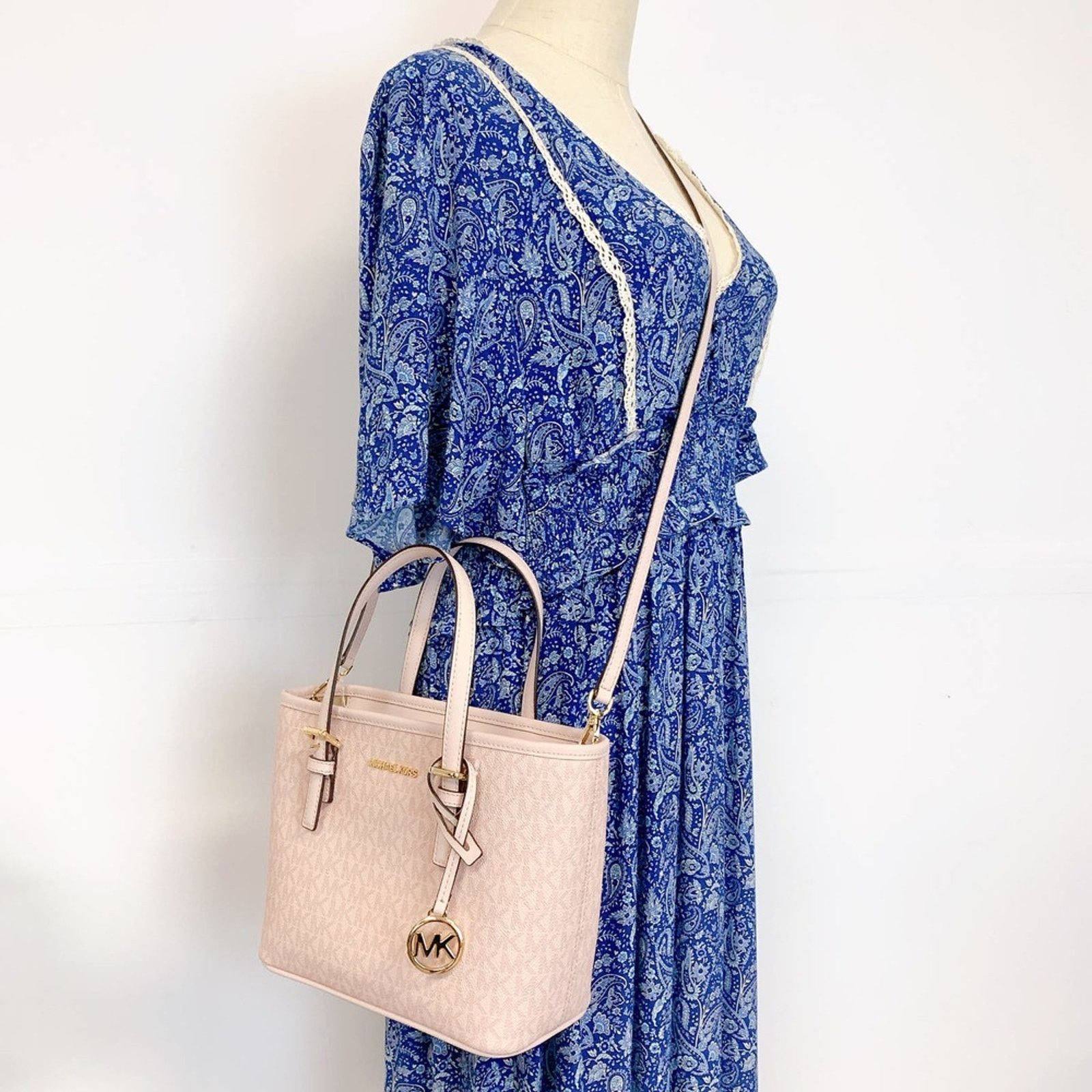 Michael Kors MICHAEL KORS 35T9GTVT0B Jet Set Travel Extra-Small Logo Tote Size ONE SIZE - 1 Thumbnail