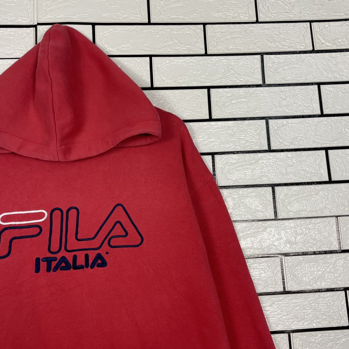 Fila Fila Big Logo Pullover Hoodie Size US M / EU 48-50 / 2 - 5 Thumbnail