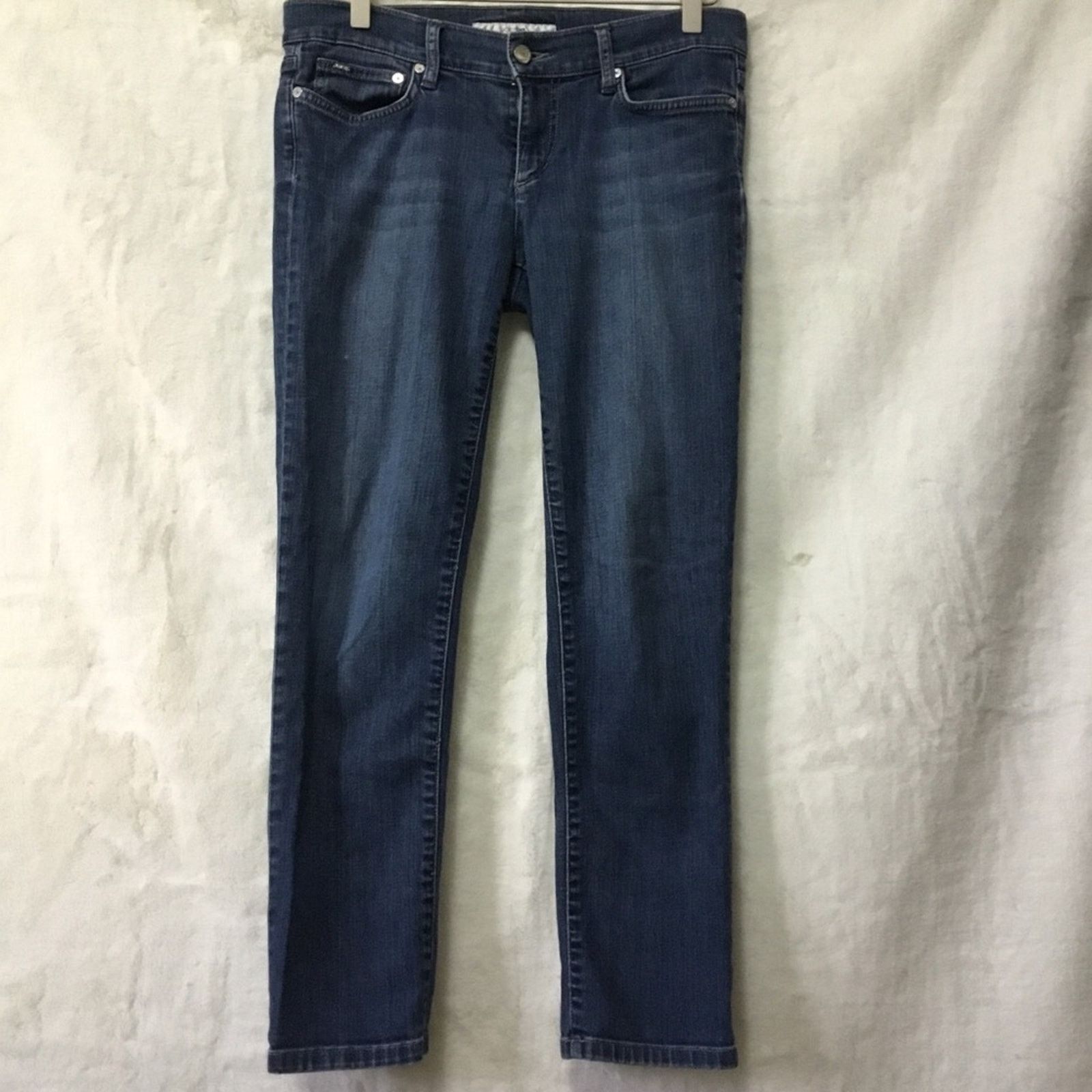 Joe's Joe's Blue Denim Cigarette Angle Jeans Size 28" / US 6 / IT 42 - 2 Thumbnail