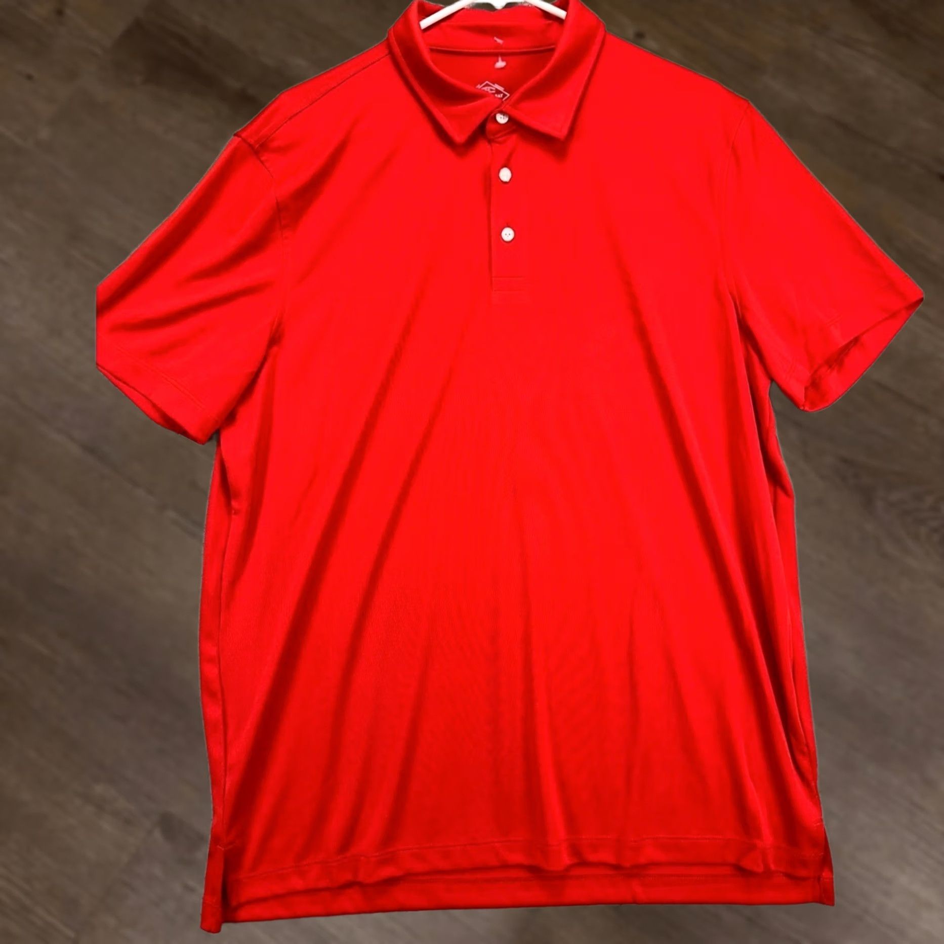 Vintage St. Johns Bay Polo Shirt Mens Large Red Golf Quick-Dri Classic Fit Short Sleeve Collared Shirt Mens Red Golf Shirt Quick-Dri Classic Fit Size US L / EU 52-54 / 3 - 1 Thumbnail