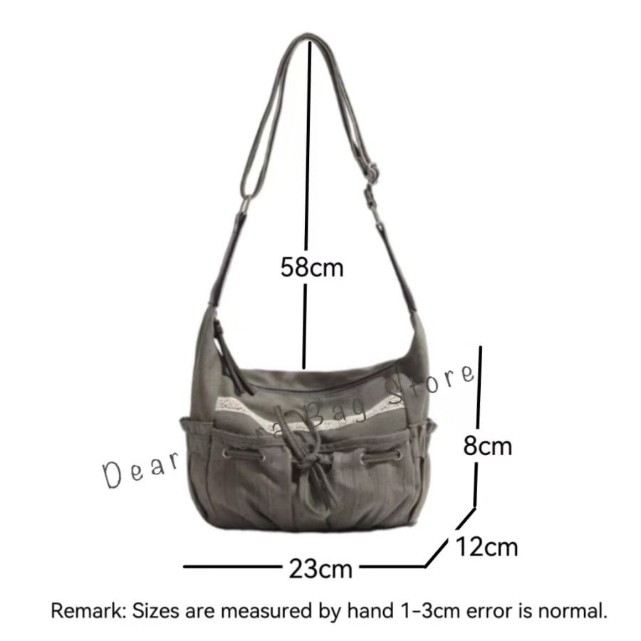 Vintage Sweet Cool Canvas Shoulder Bag Size ONE SIZE - 8 Thumbnail