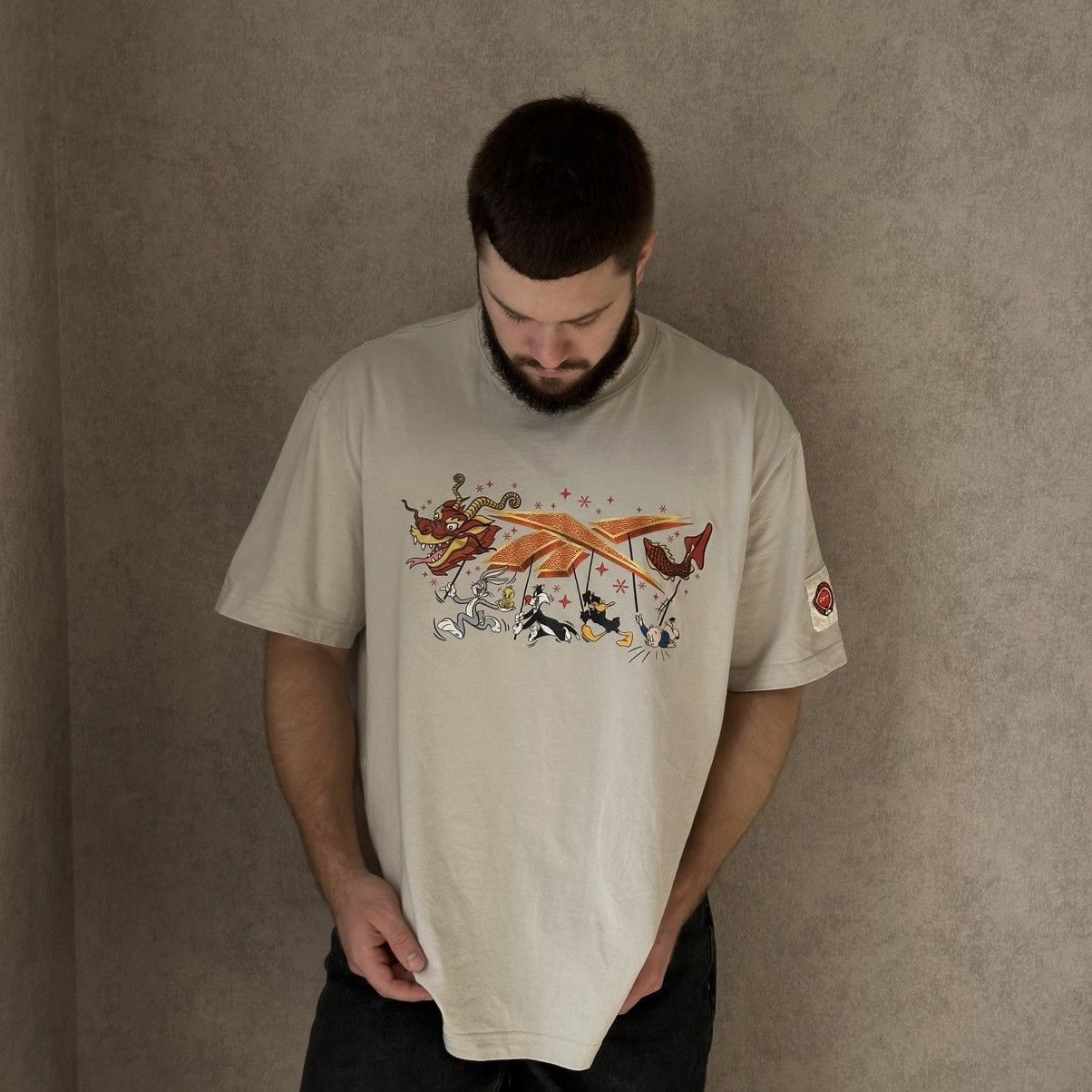 Cartoon Network × Reebok × Vintage Vintage Looney Tunes & Reebok T-shirts Big Logo Japan Y2K Size US XXL / EU 58 / 5 - 1 Thumbnail