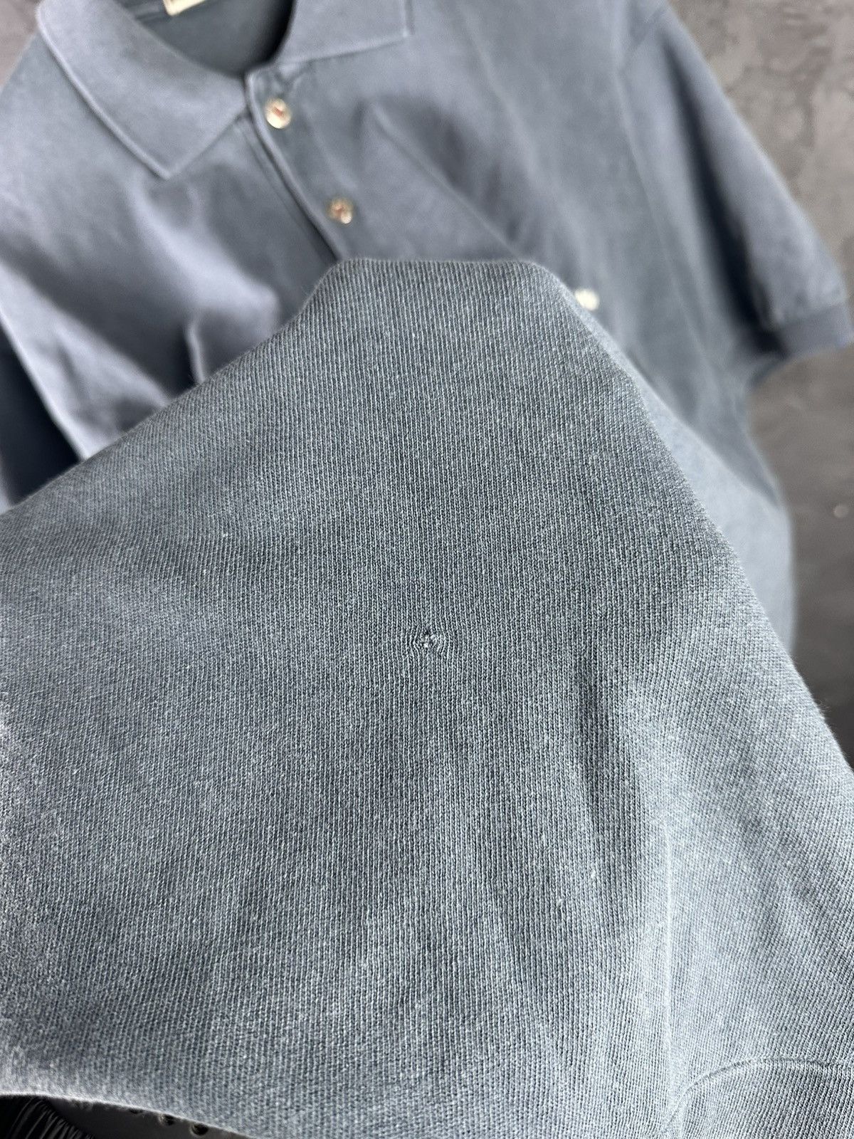 Stone Island × Vintage Stone Island 80's Marina Compass Vintage Cotton Polo Shirt Size US M / EU 48-50 / 2 - 8 Thumbnail