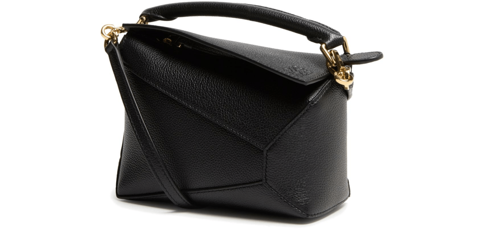 Loewe LOEWE Puzzle Edge Mini Black Leather Handbag New Auth Size ONE SIZE - 1 Thumbnail
