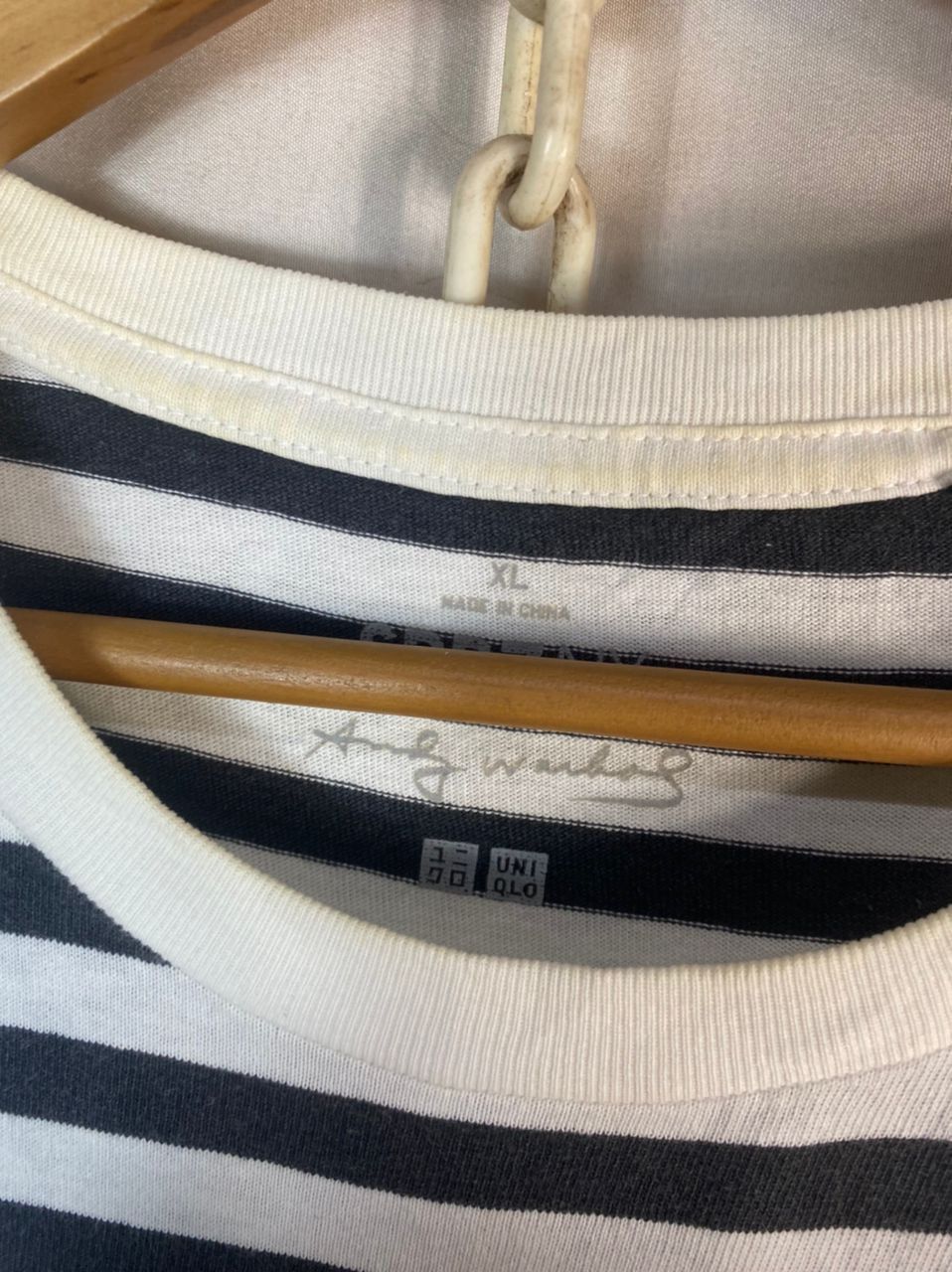 Andy Warhol × Uniqlo Andy Warhol Campbell x ut stripe tshirt Size US L / EU 52-54 / 3 - 4 Thumbnail
