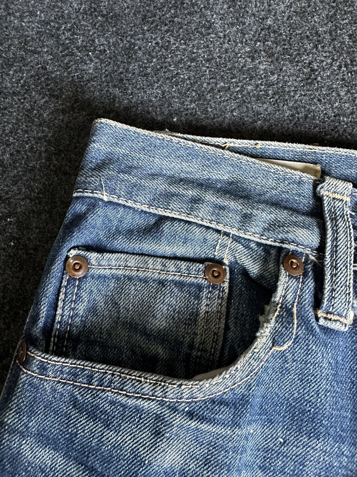 Big John Rare Vintage Big John USA Flare Distressed Denim W28 D130 Size US 28 / EU 44 - 10 Thumbnail