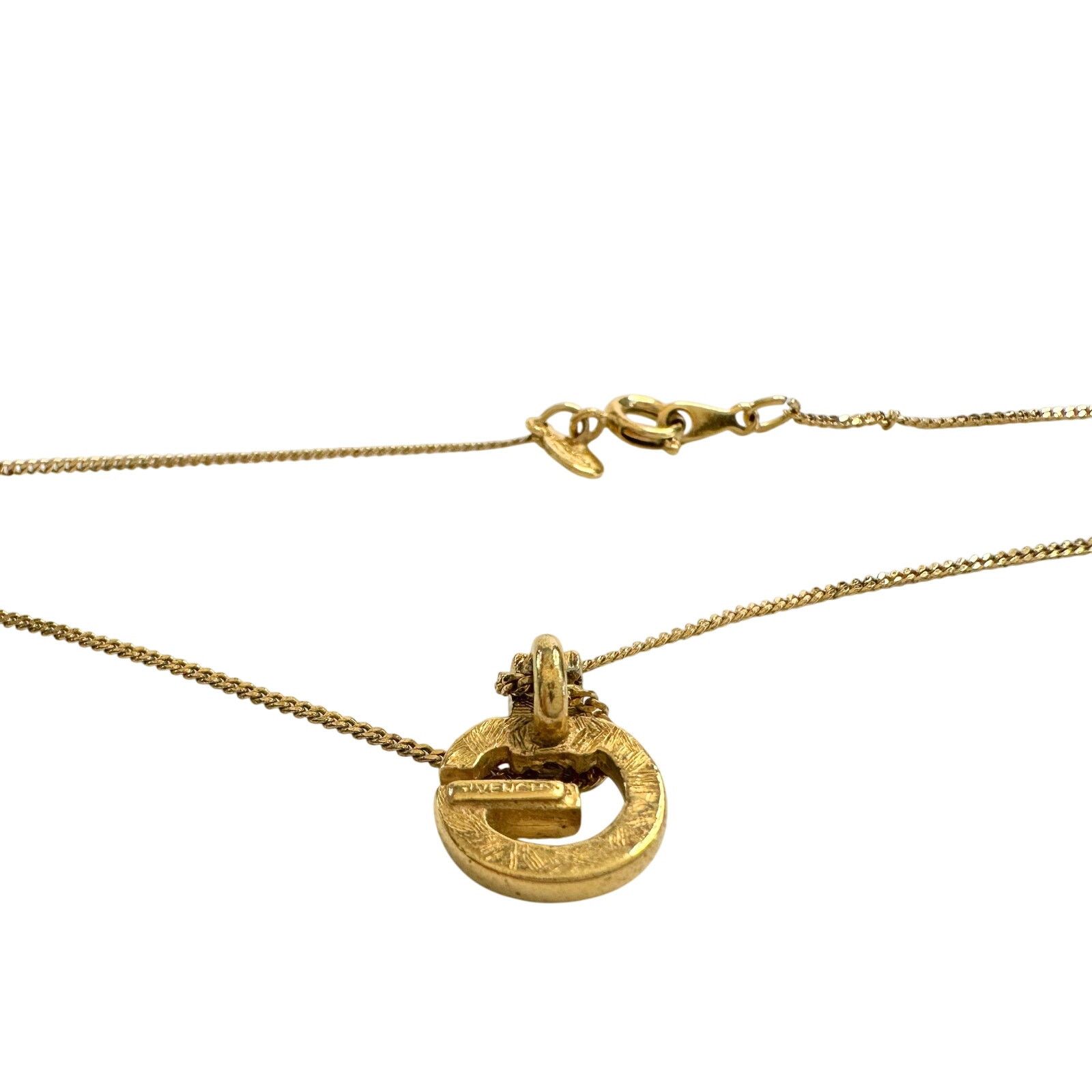 Givenchy Vintage Givenchy Rounded "G" Necklace Gold Plated Size ONE SIZE - 12 Thumbnail