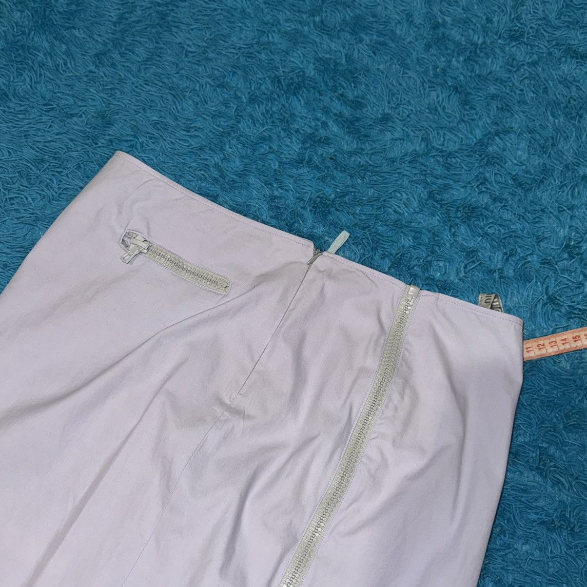Miu Miu 2000’ Runway Archival Miu Miu Lilac Zip-Trim Jacket + Skirt Size L / US 10 / IT 46 - 20 Thumbnail