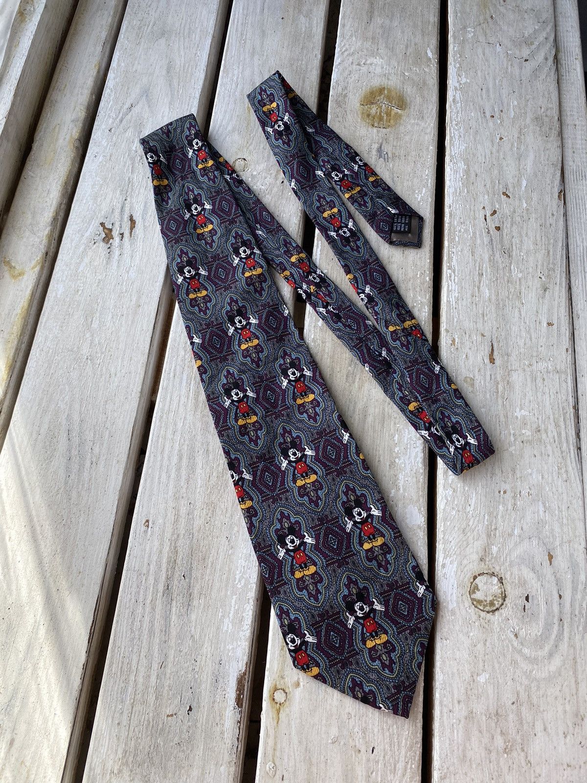 Disney × Vintage VINTAGE 80s 90s Mickey Mouse Logo DISNEY TIE Size ONE SIZE - 1 Thumbnail