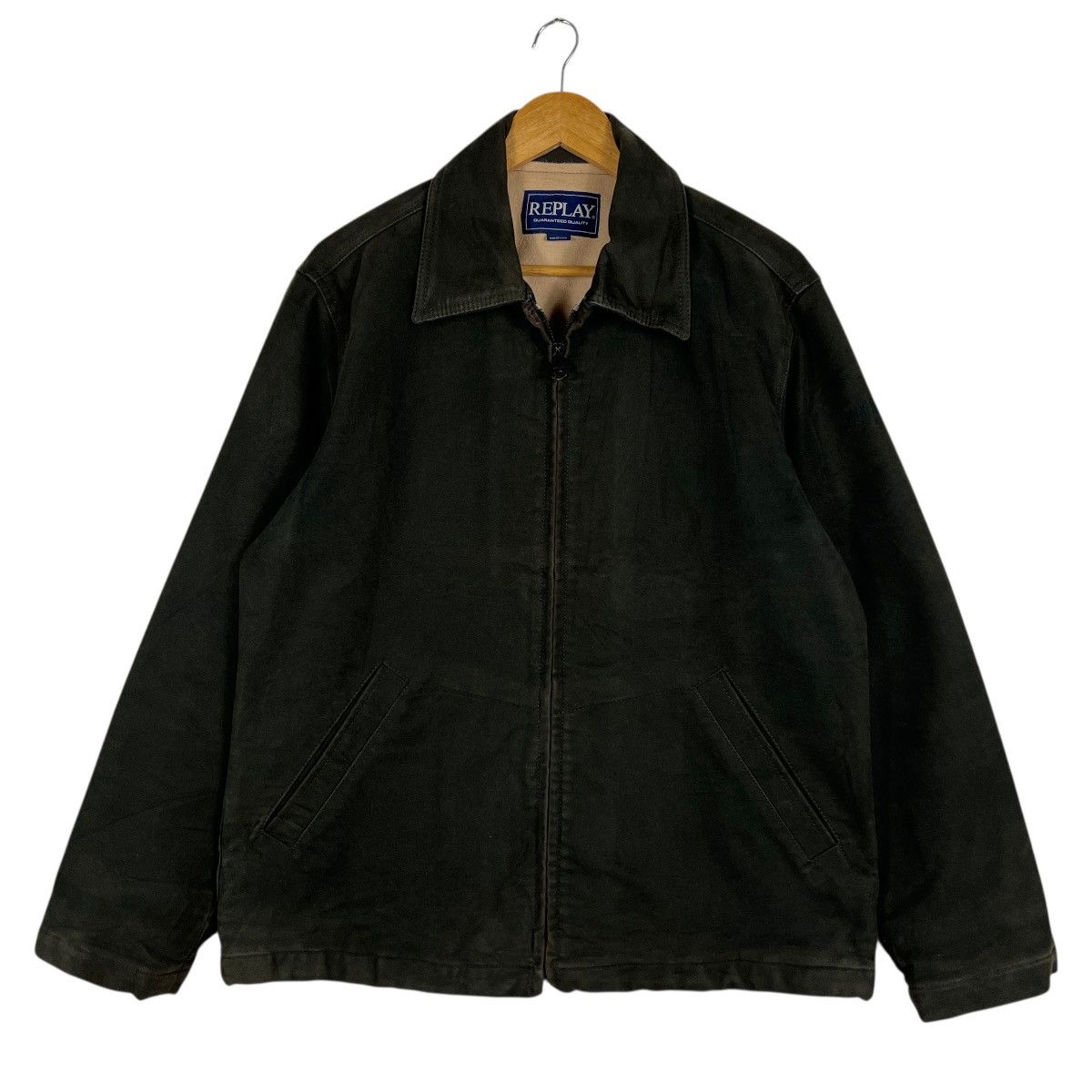 Replay 🔥 Replay Blue Jeans Moleskin Deck Blouson Jacket Size US M / EU 48-50 / 2 - 3 Thumbnail