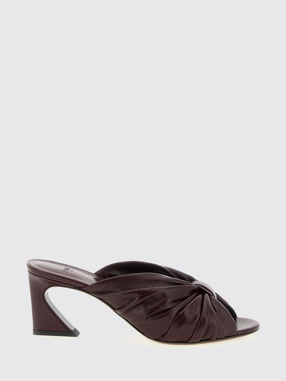 Fendi Fendi Heeled Sandal Woman Burgundy Size US 7 / IT 37 - 1 Thumbnail