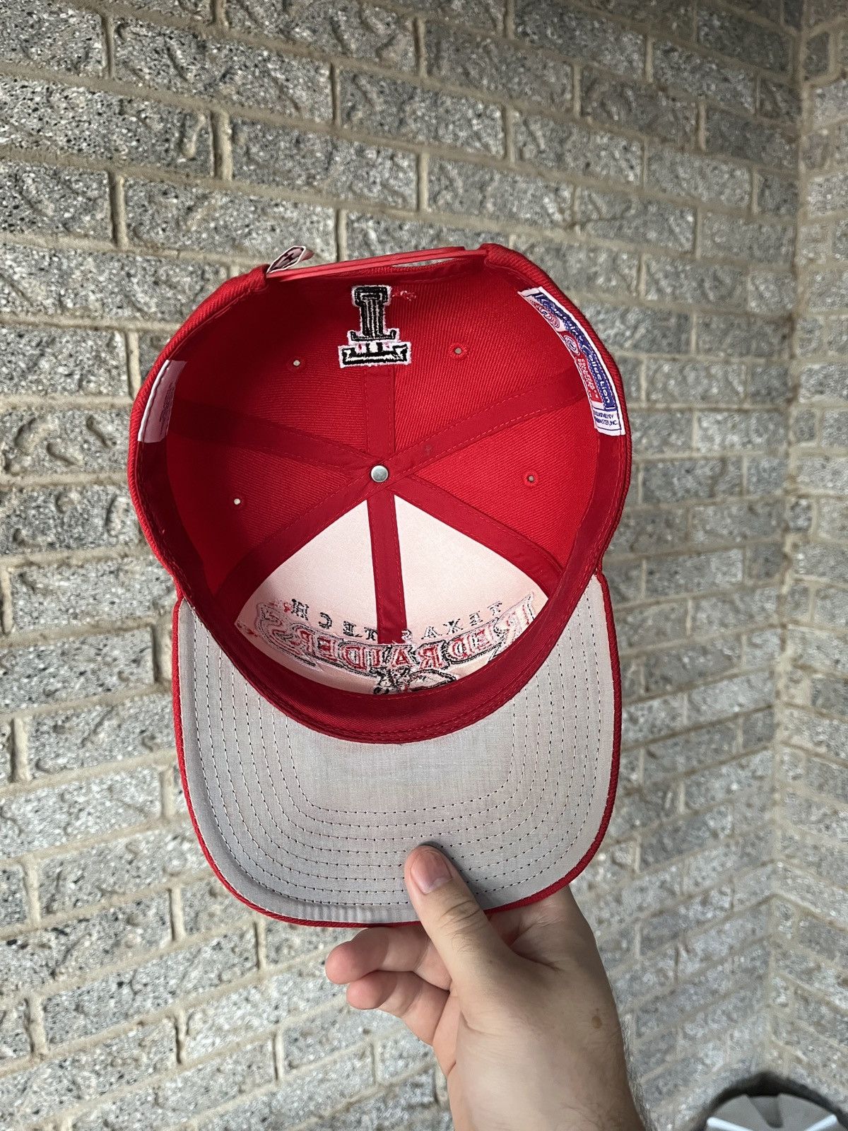 Sports Specialties × Vintage Vintage RARE Texas Tech Red Raiders Wool NCAA SnapBack Hat Size ONE SIZE - 2 Thumbnail