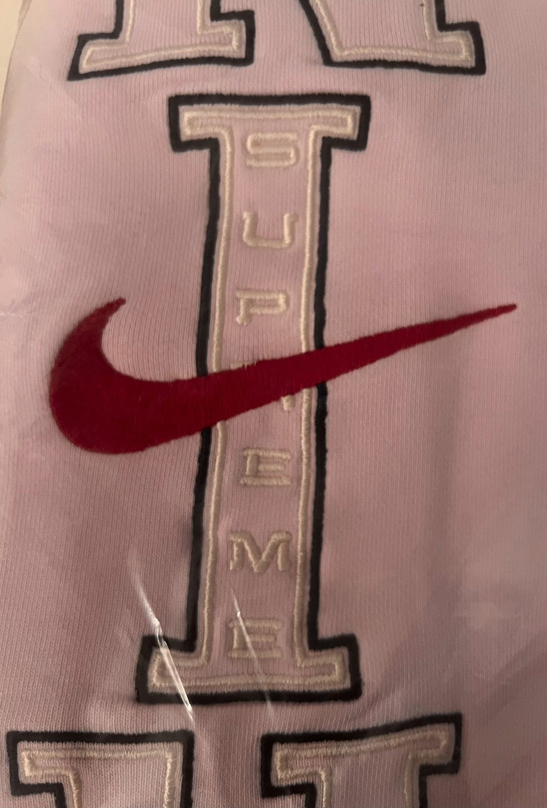 Nike × Supreme Authentic Supreme Nike light pink sweatpants XL SS24 season Size US 38 / EU 54 - 5 Thumbnail