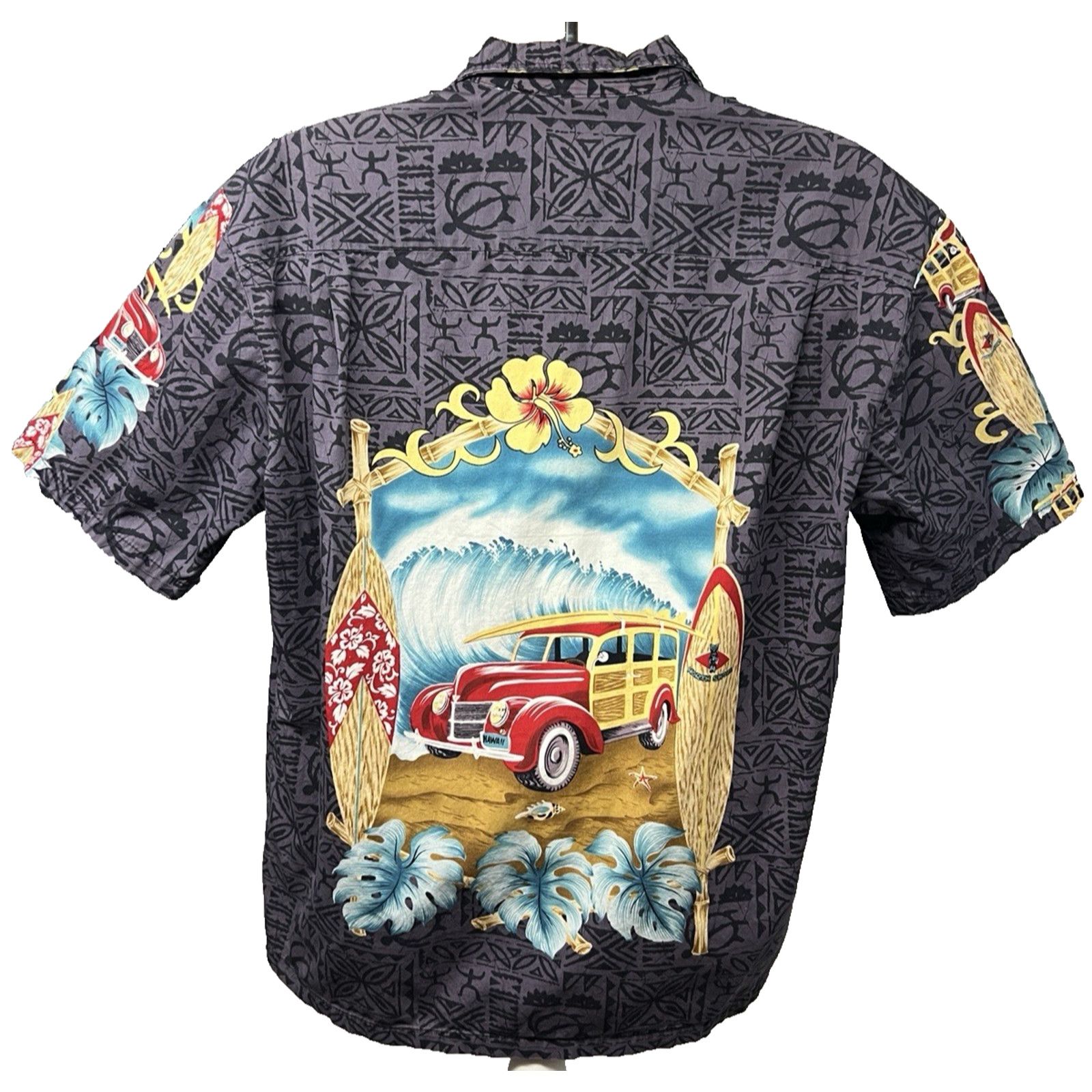 Vintage Vintage Hawaiian Aloha Button Up Shirt Mens XL Pocket USA Size US XL / EU 56 / 4 - 2 Thumbnail
