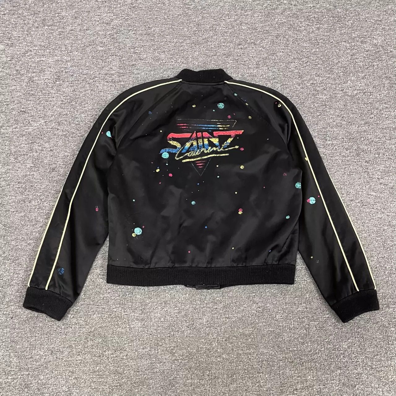Saint Laurent Paris Saint Laurent Paris Logo baseball jacket Size US M / EU 48-50 / 2 - 1 Thumbnail