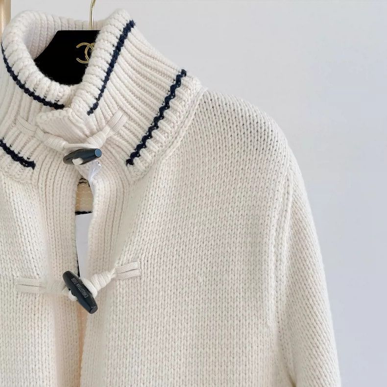 Dior Dior Beige knitted cardigancoat Size XS / US 0-2 / IT 36-38 - 3 Thumbnail