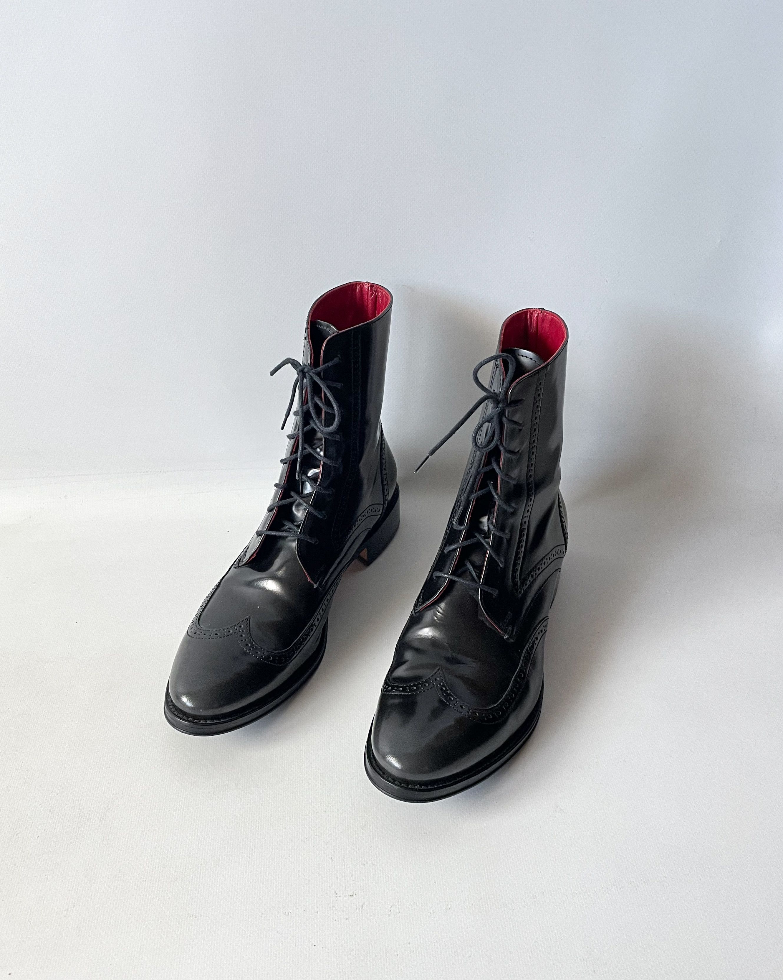 NAVYBOOT Navyboot Leather Ankle Boots Size US 9 / IT 39 - 3 Thumbnail
