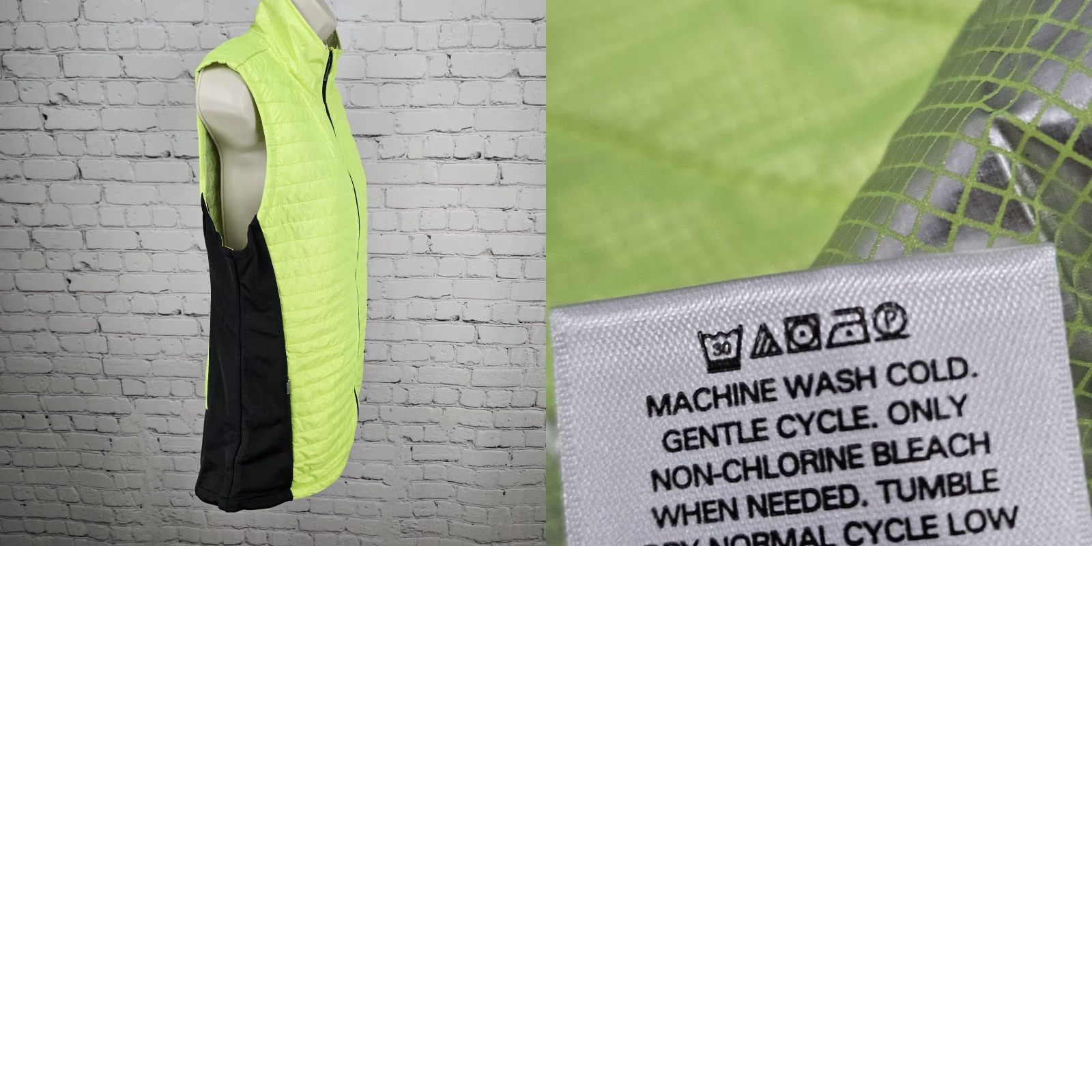 Victoria's Secret Victoria's Secret Green Thermo Lite Pro Zip Vest Jacket Sleeveless L Women Size L / US 10 / IT 46 - 10 Thumbnail