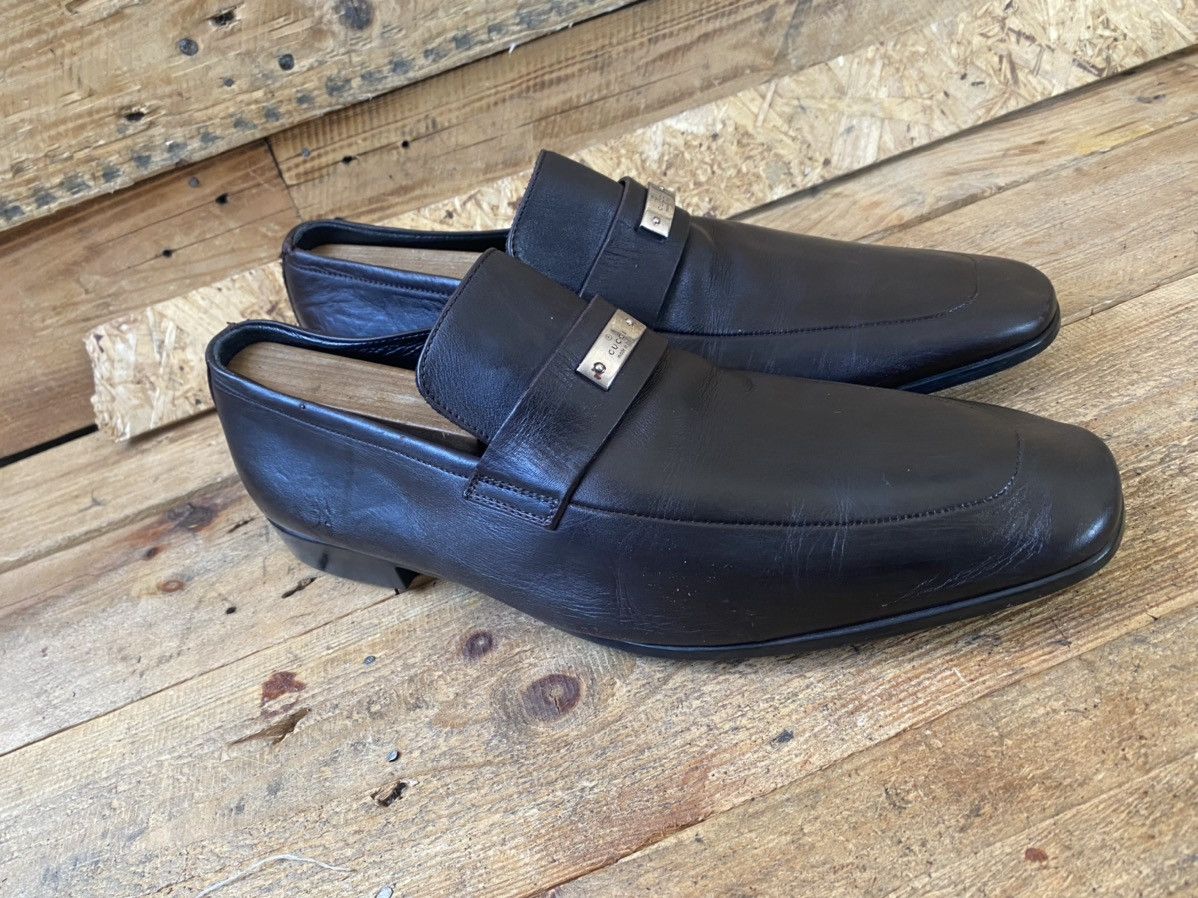 Gucci Gucci gg metalic logo brown penny loafers uk 8.5 Size US 9.5 / EU 42-43 - 9 Thumbnail