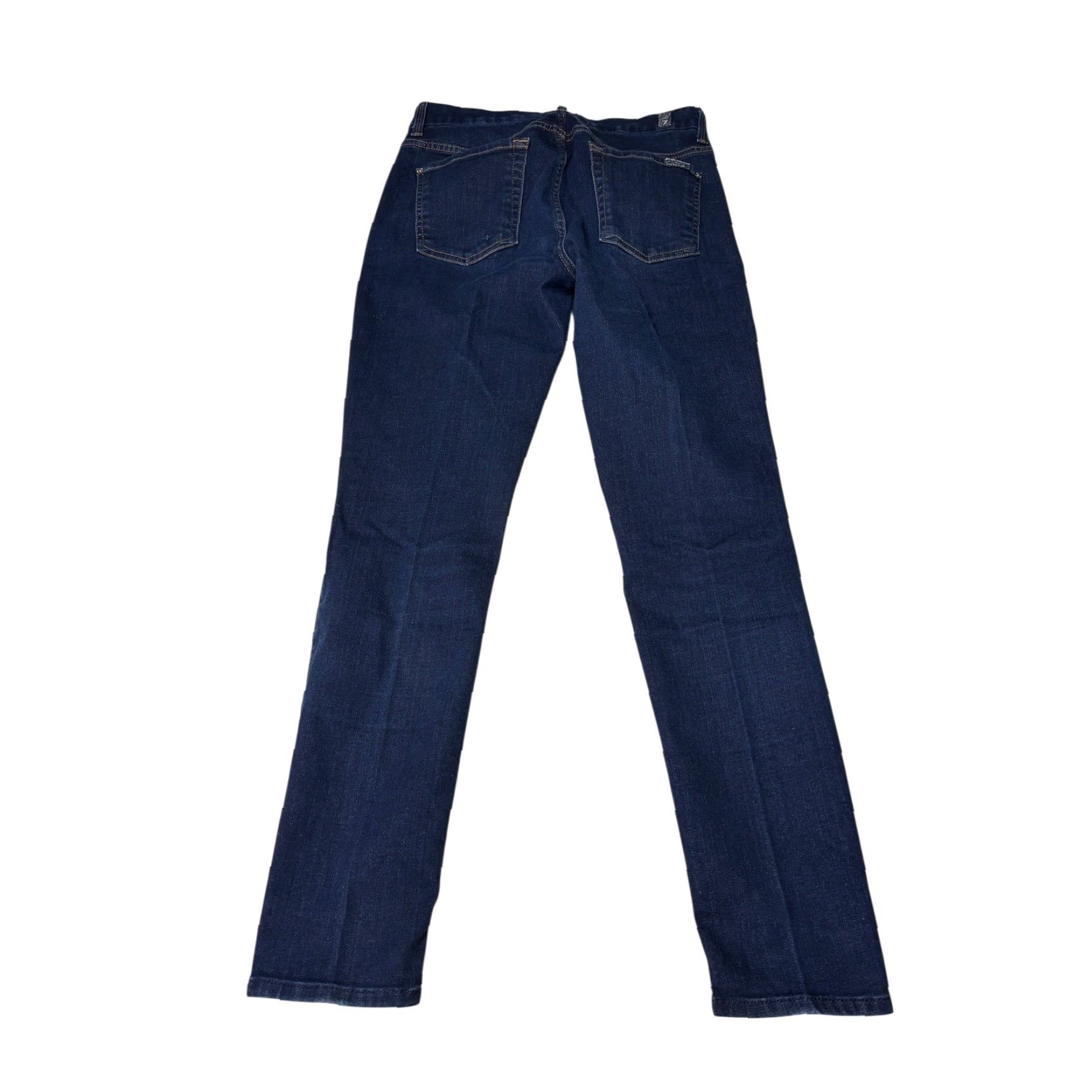 7 For All Mankind 7 For All Mankind Jeans b(air) Denim Front Seam Straight Leg Indigo Blue 29x27 Womens Jeans Size 29" - 7 Thumbnail