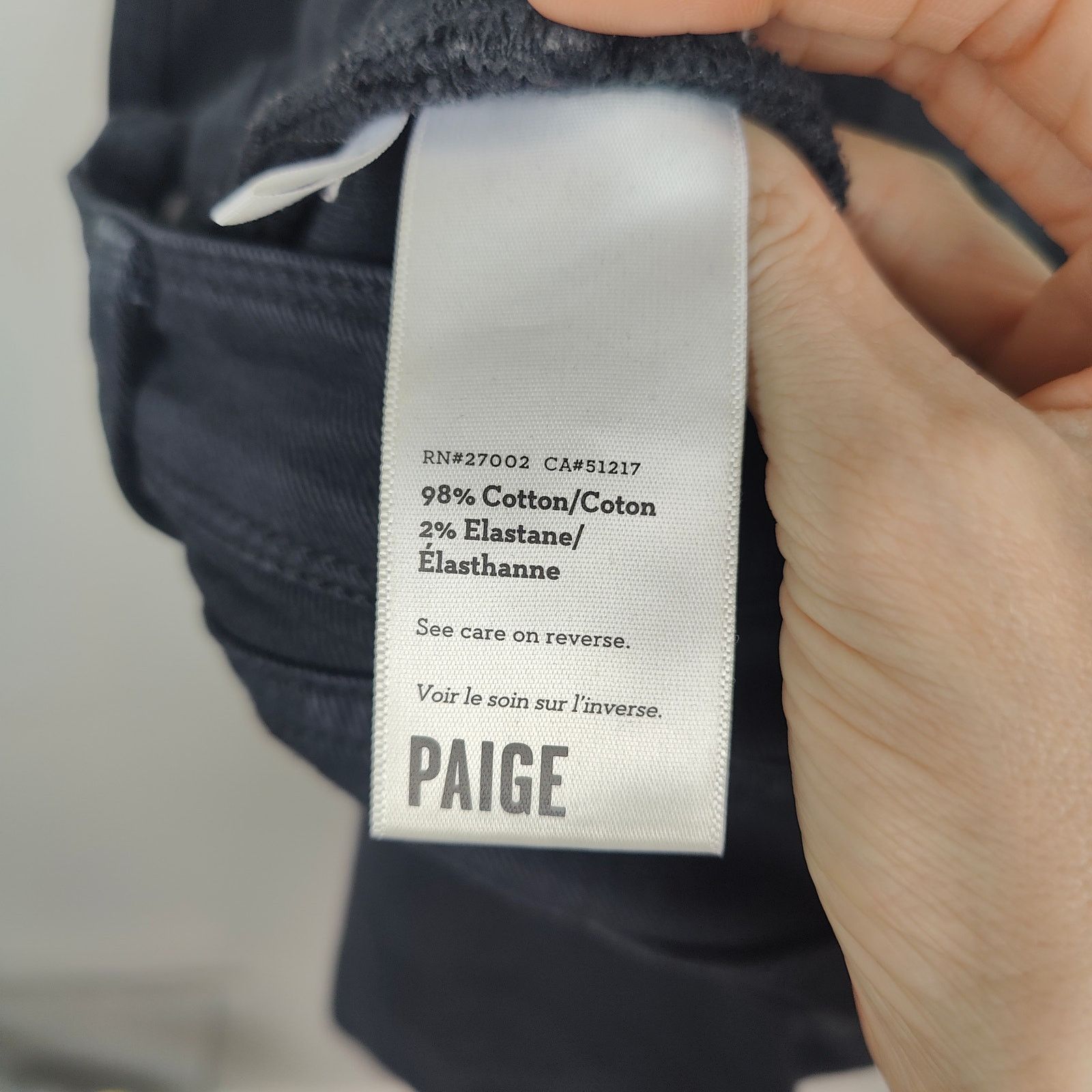 Paige Paige Sierra Overalls Womens 26 Vintage Black Straight Leg Size 26" / US 2 / IT 38 - 7 Thumbnail