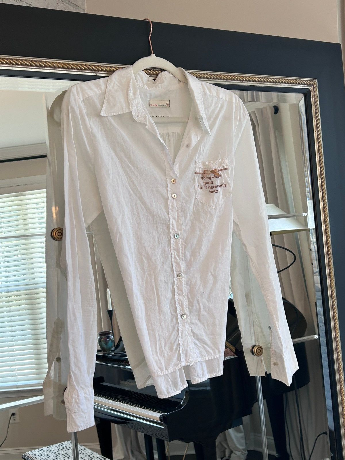 Odd Molly Vintage Odd Molly Embroidered White Button Down Size S / US 4 / IT 40 - 1 Thumbnail