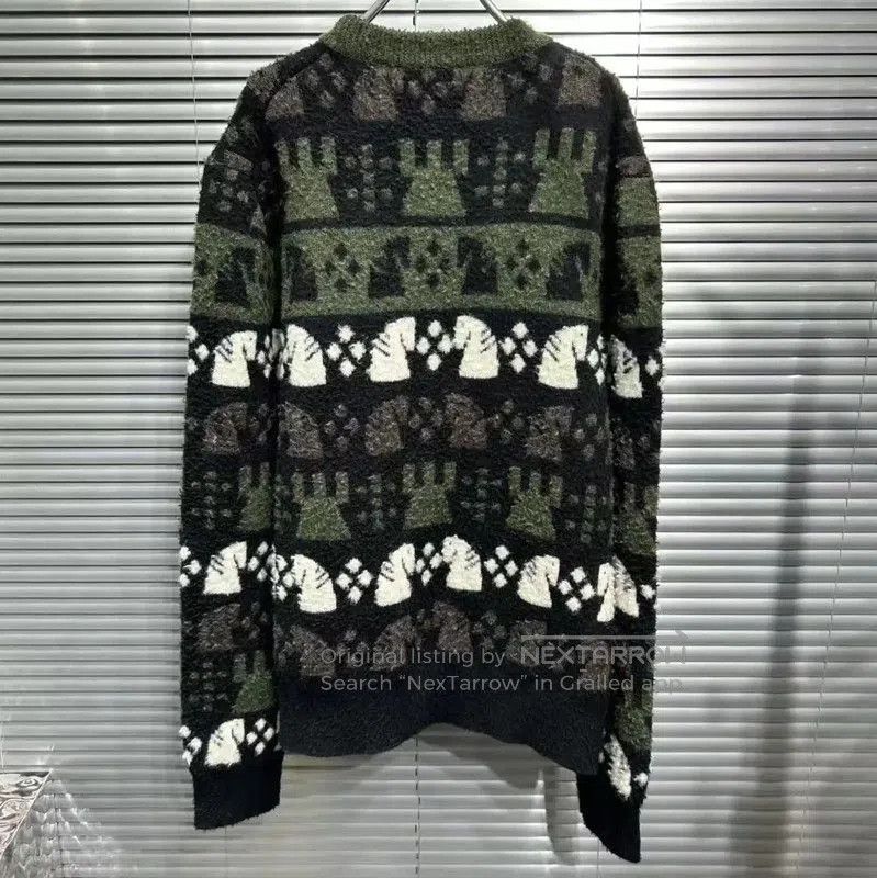 Burberry Burberry Multicolor Wool Knit Sweater for Men. Size US XL / EU 56 / 4 - 2 Thumbnail