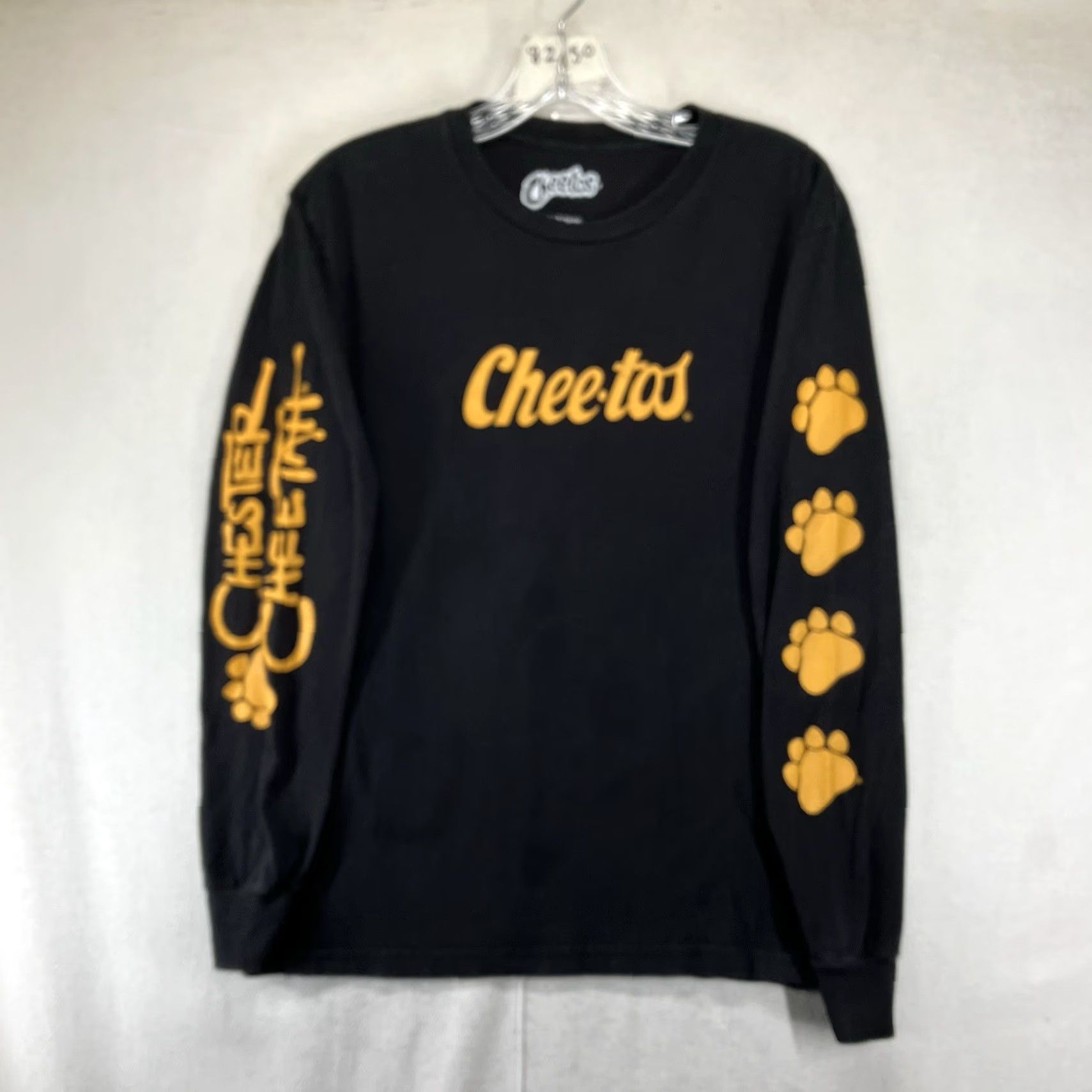 Vintage Cheetos Chester Cheetah Long Sleeve T-Shirt Women Size Small 34/36 Black Graphic 90s Size S / US 4 / IT 40 - 3 Thumbnail