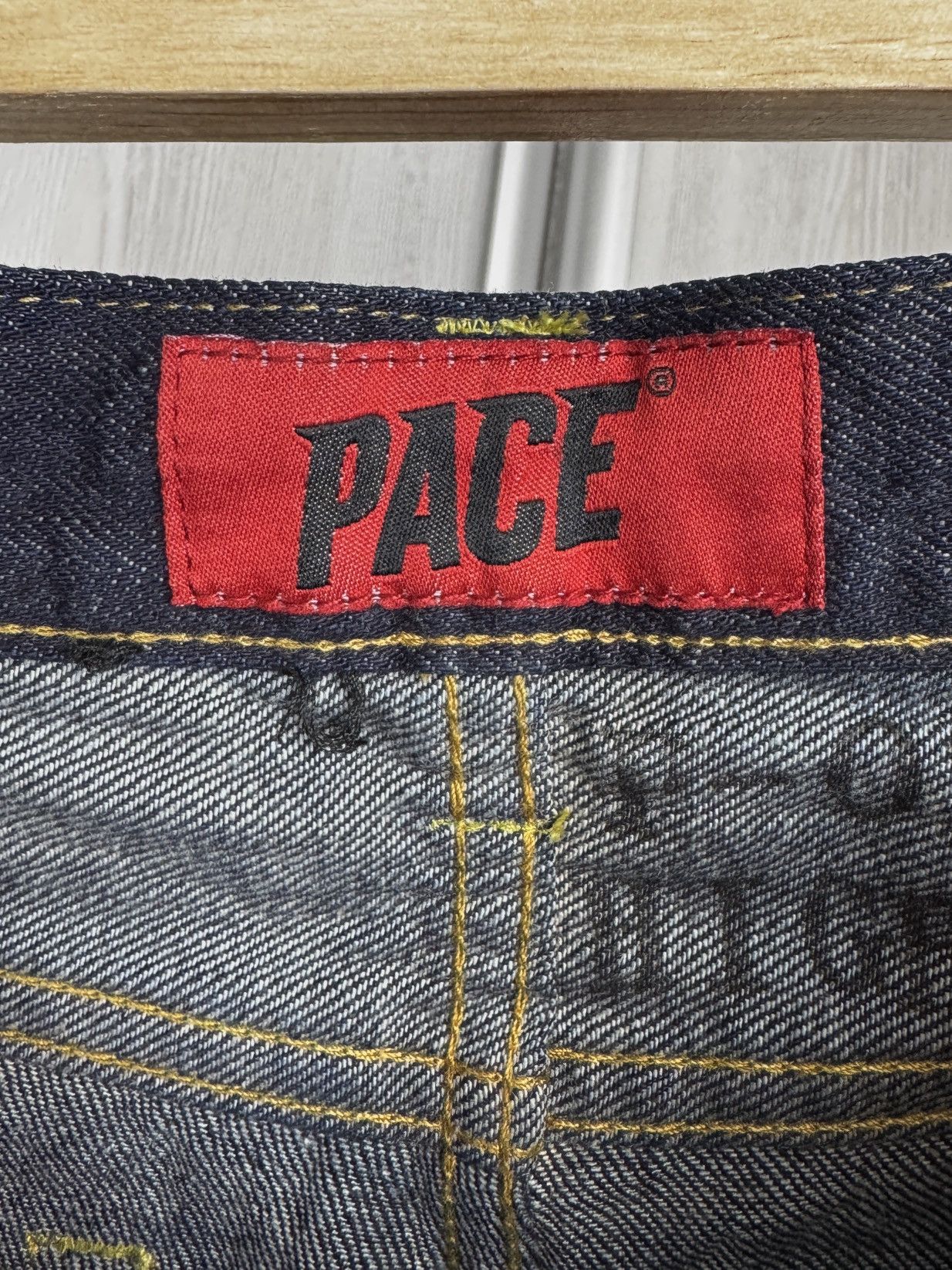Other Pace Dark Indigo Blue Selvage denim jeans pants size 29 Size US 29 - 11 Thumbnail