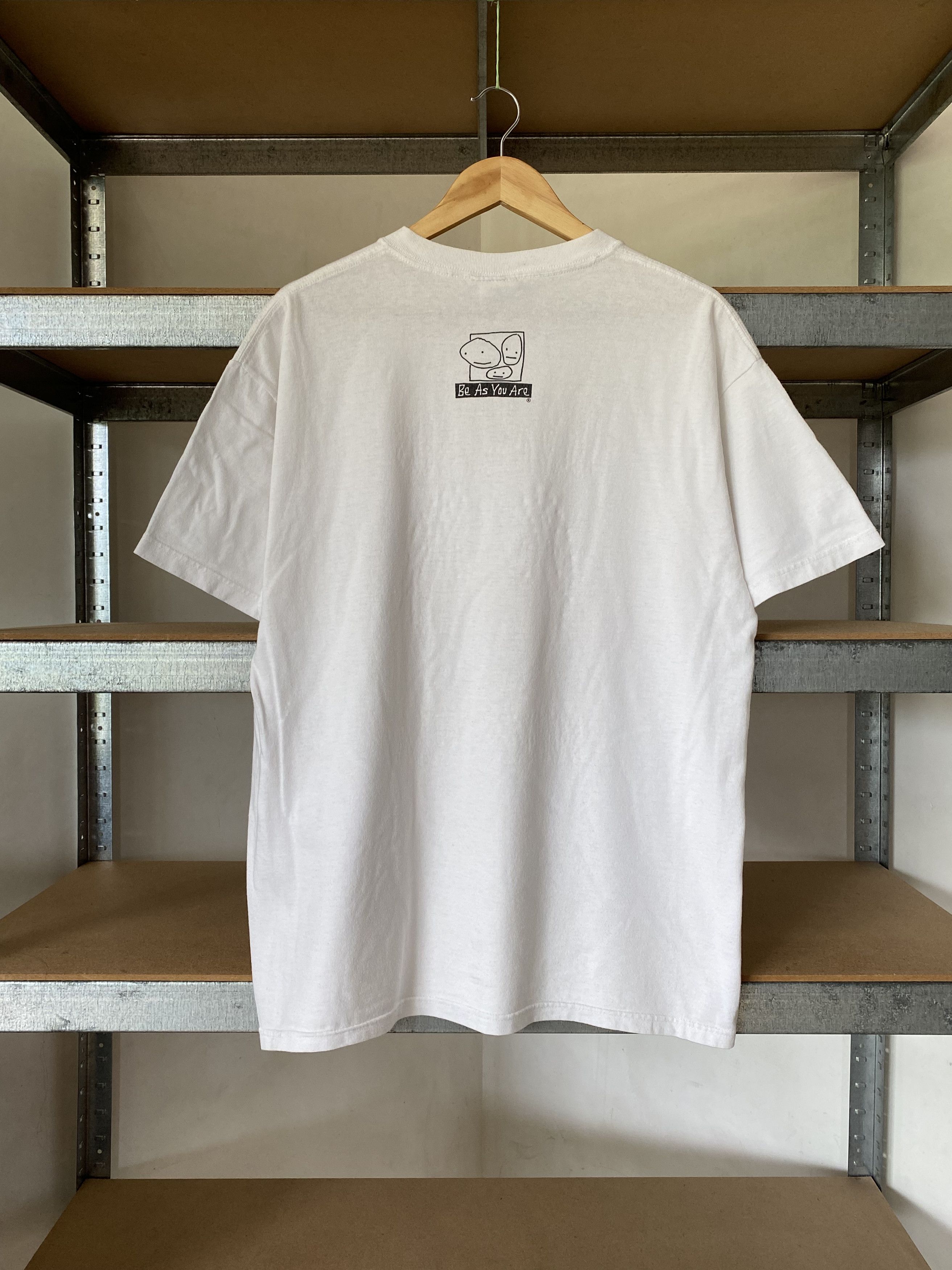 Vintage Be As You Vintage 2001 Drink Beer White Tee Size US L / EU 52-54 / 3 - 2 Thumbnail