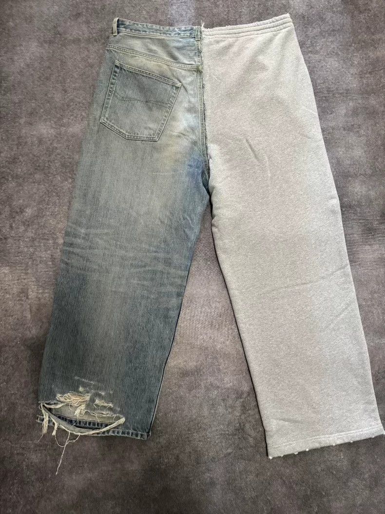Balenciaga Balenciaga size S Hybrid stitching jeans Size US 27 - 2 Thumbnail
