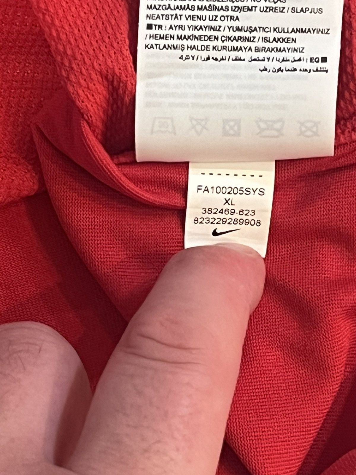 Nike 2010/11 Men’s Manchester United Home Jersey XL Rooney 10 Size US XL / EU 56 / 4 - 10 Thumbnail