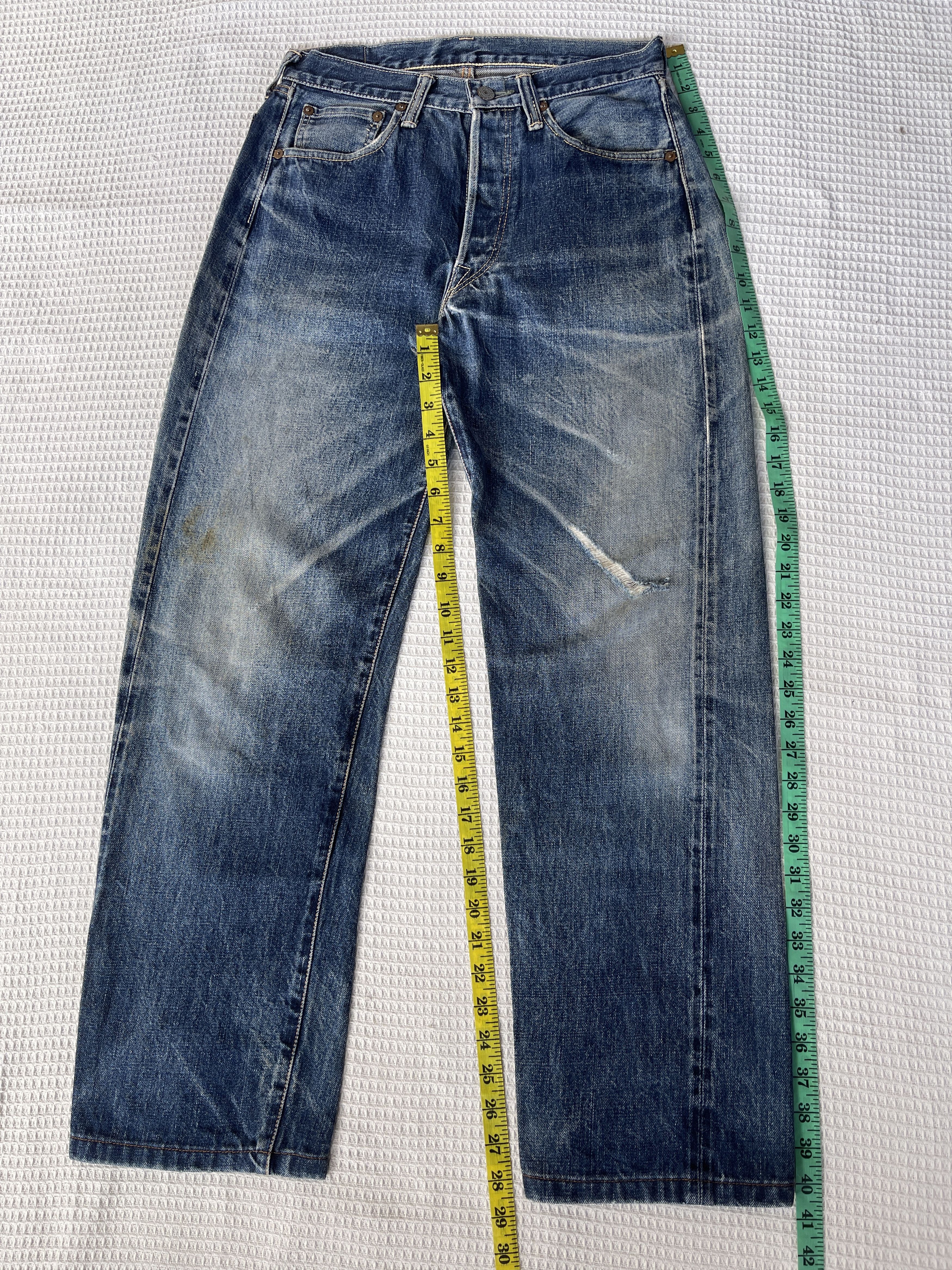 Japanese Brand Last Drop🔥Rare🔥Vtg PHERROW’S Selvedge Distressed Denim Jeans Size US 29 - 15 Thumbnail