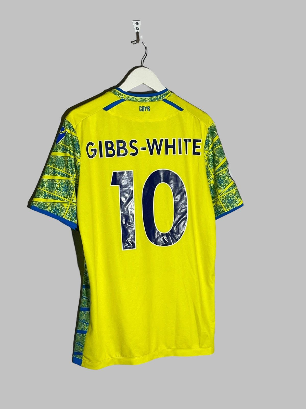 Macron #10 Gibbs-White Nottingham Forest Macron 2022/23 Away Jersey Size US XL / EU 56 / 4 - 10 Thumbnail