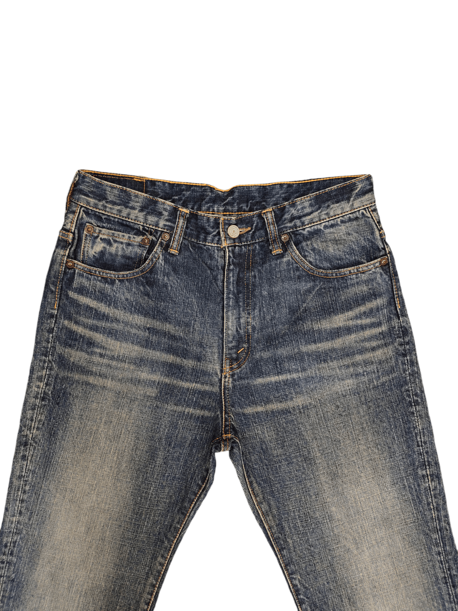 Pherrow's Flare Jeans Stormy Blue Pherrow Clawmark Faded Denim Bootcut Size US 30 / EU 46 - 3 Thumbnail