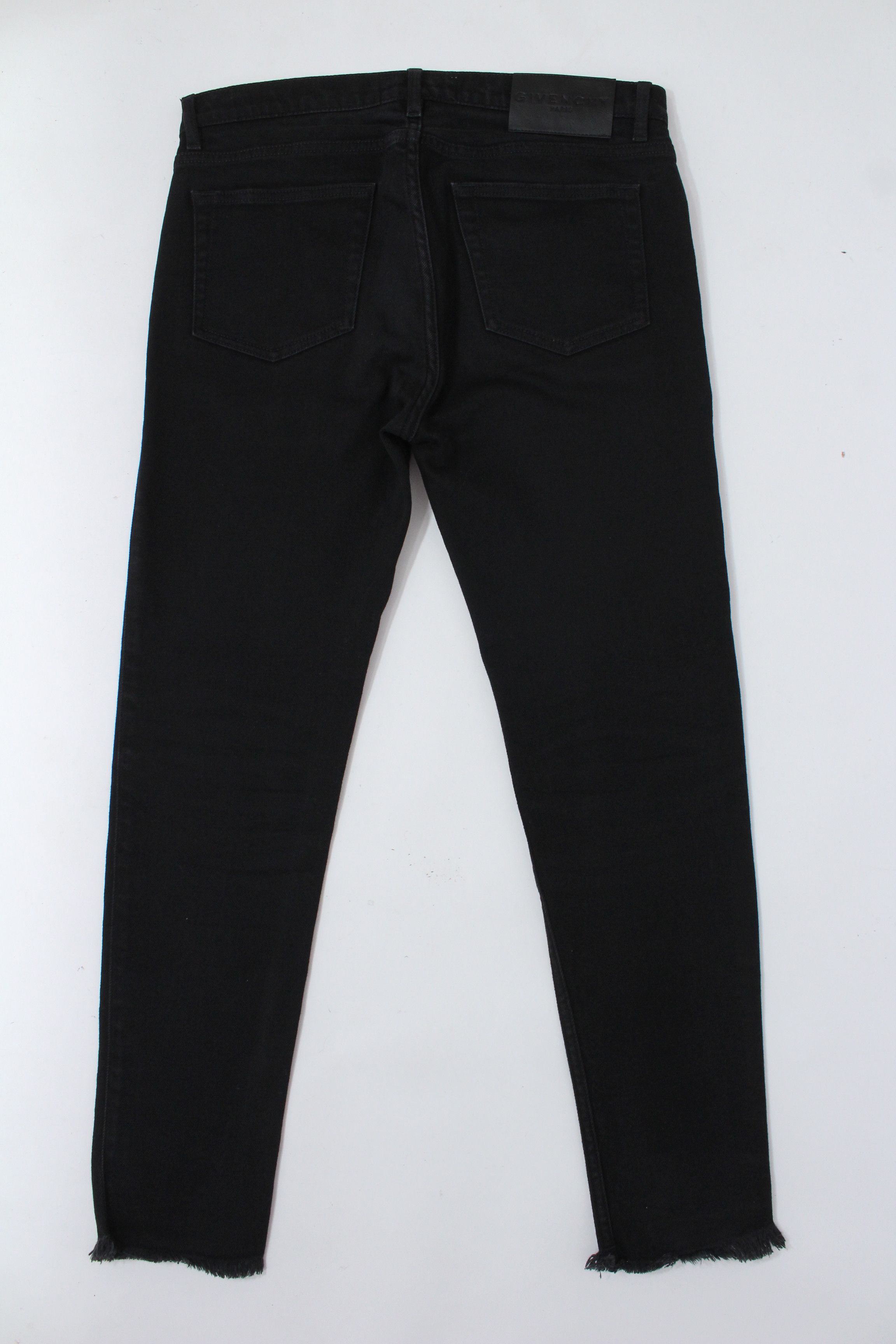 Givenchy Givenchy Distressed Raw Hem Slim Fit Denim Jeans Size 29 Size US 29 - 2 Thumbnail