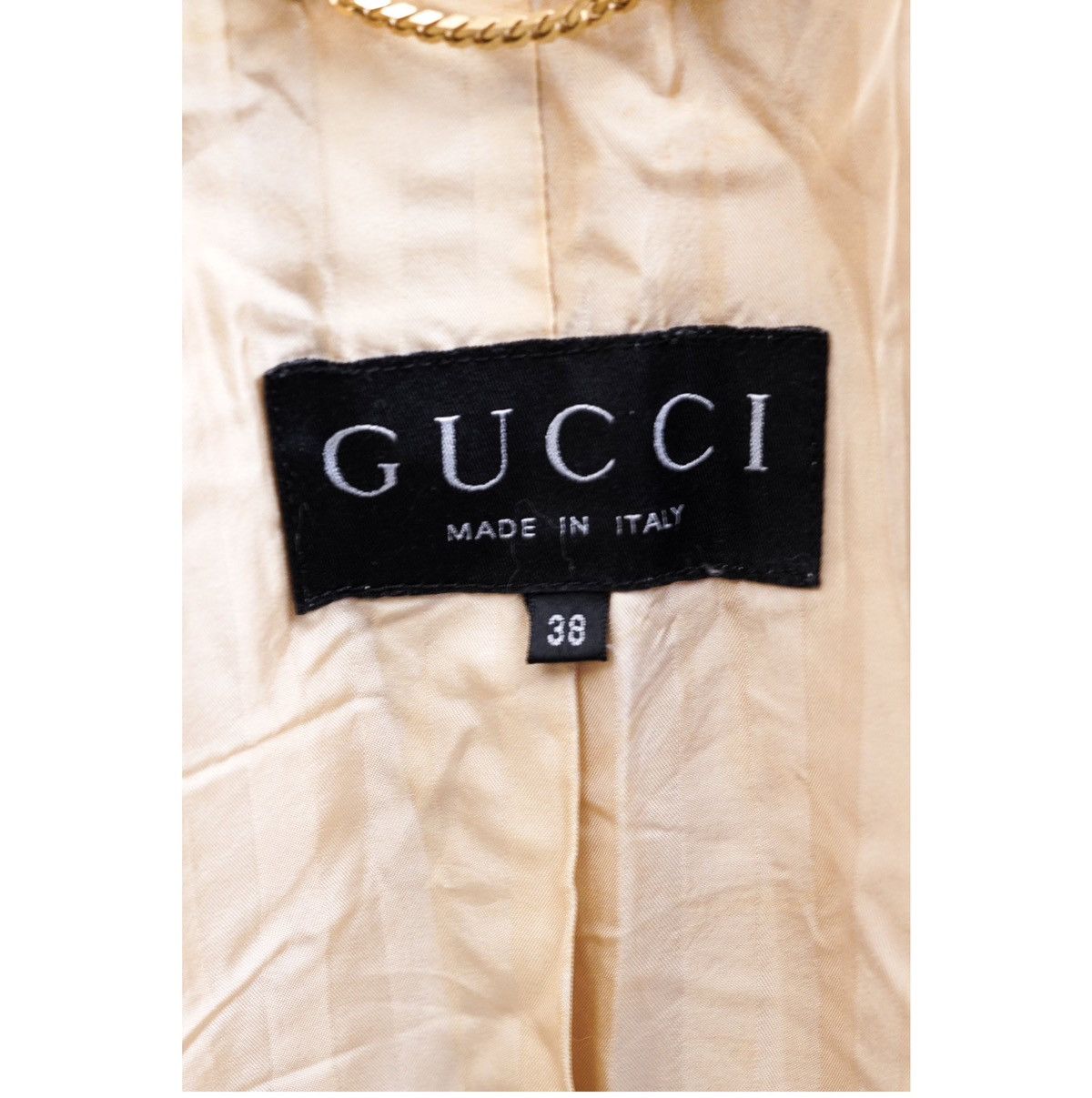 Gucci Gucci by Tom Ford 1996 Blonde Faux Fur Jacket Size XS / US 0-2 / IT 36-38 - 6 Thumbnail