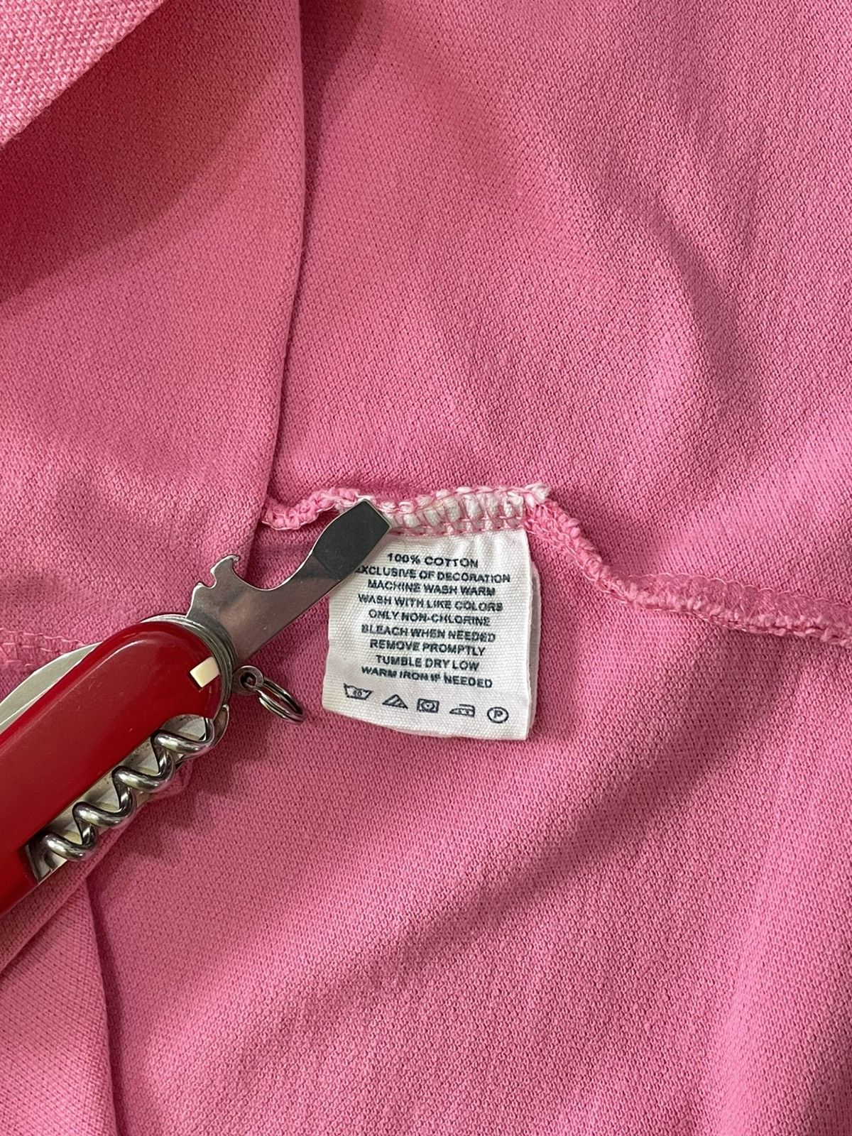 Polo Ralph Lauren Chief Keef Polo Ralph Lauren Vintage Big Pony Pink Polo Size US XXL / EU 58 / 5 - 10 Thumbnail