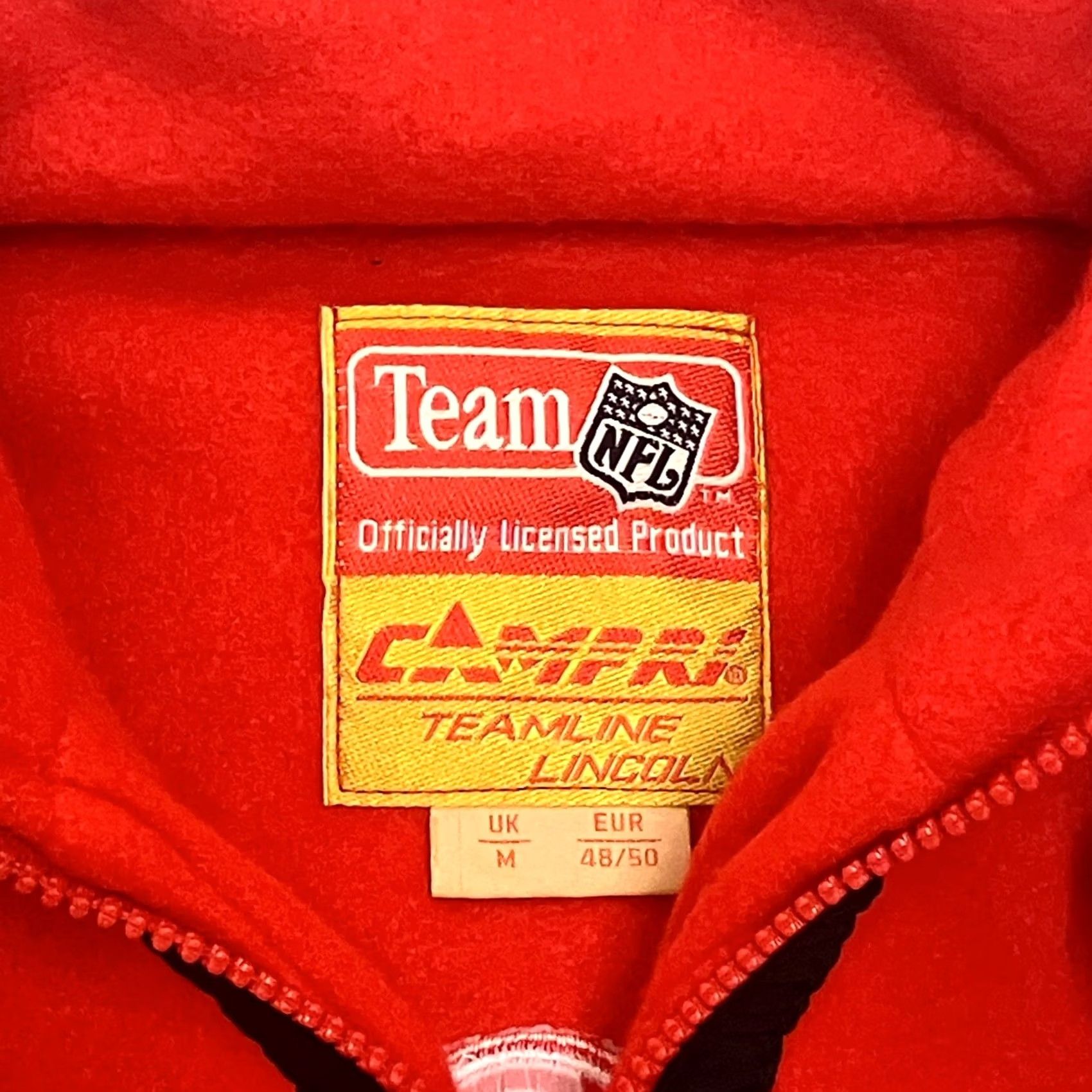 NFL Vintage NFL Campri San Francisco 49ers Fleece 1/4 Zip Medium Red Deadstock Size US M / EU 48-50 / 2 - 3 Thumbnail
